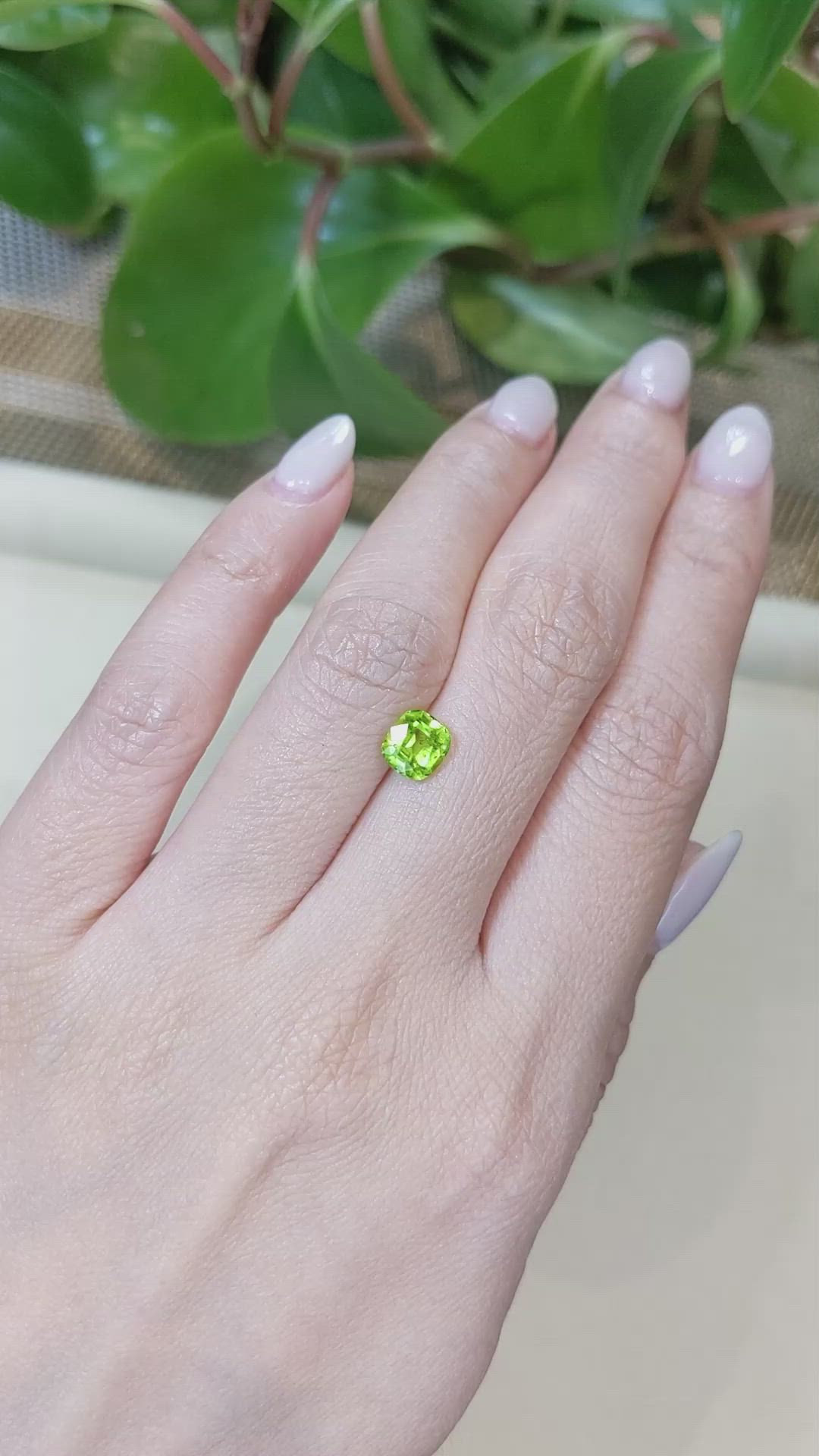 1.40 Ct. Peridot from Pakistan Size Video