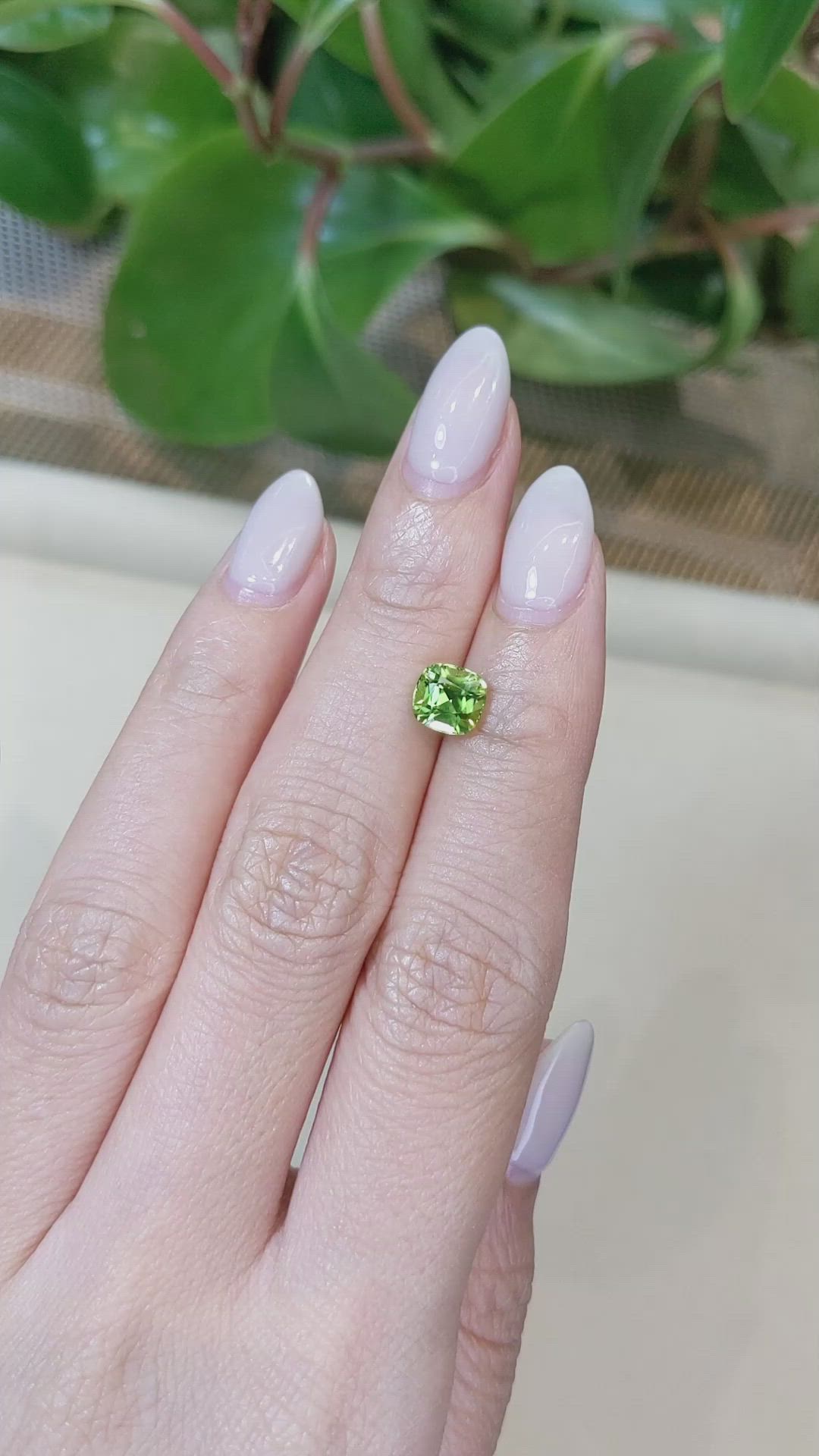 1.59 Ct. Peridot from Pakistan Size Video