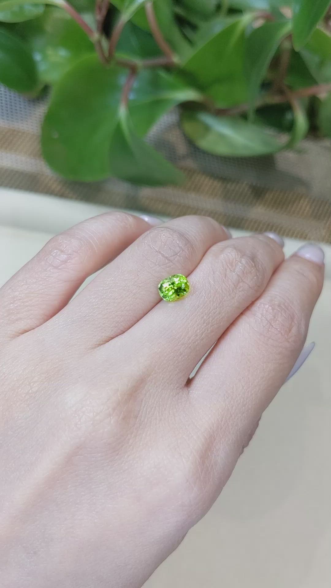 1.51 Ct. Peridot from Pakistan Size Video