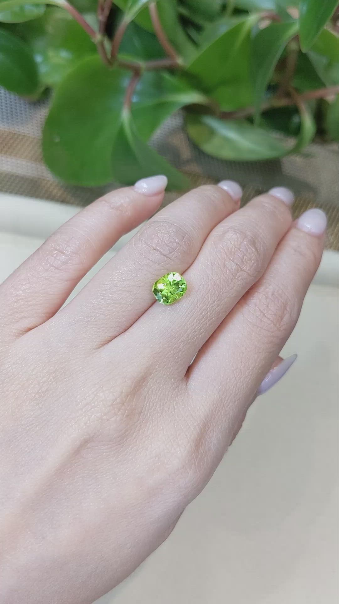 2.10 Ct. Peridot from Pakistan Size Video