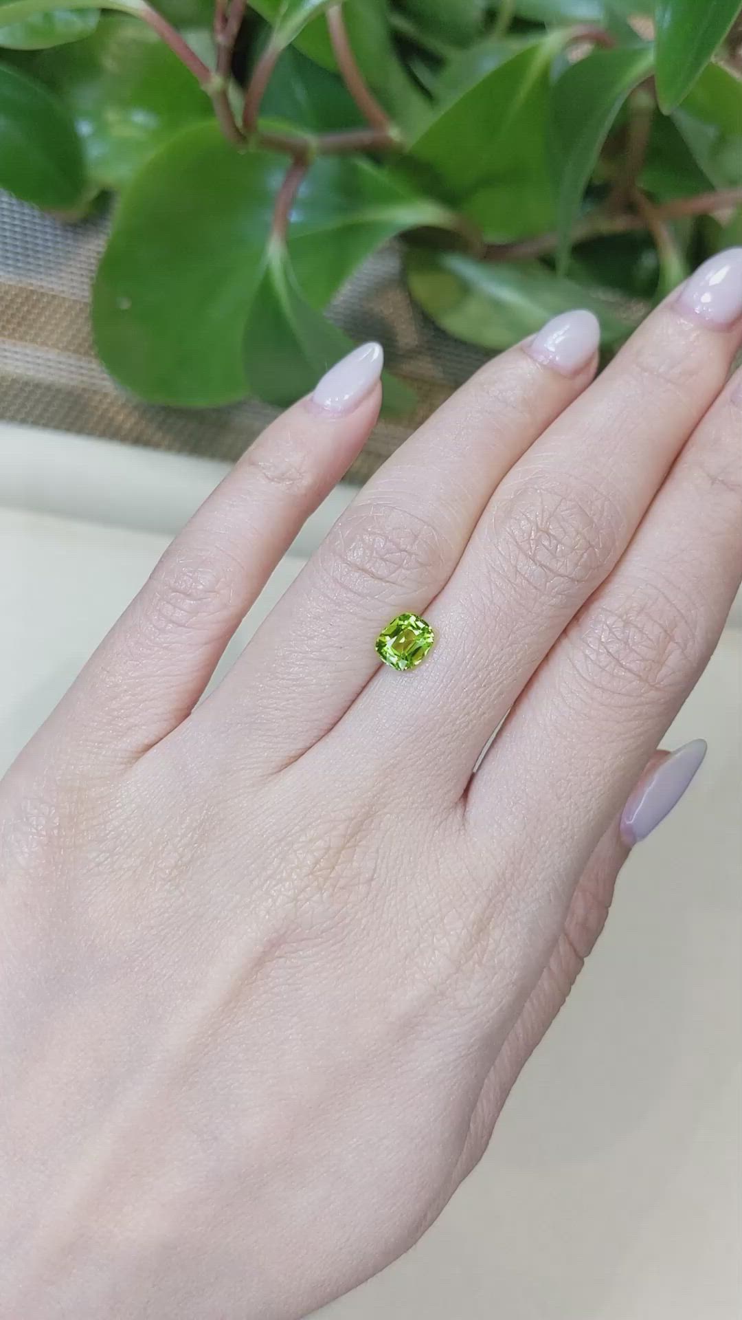 1.20 Ct. Peridot from Pakistan Size Video