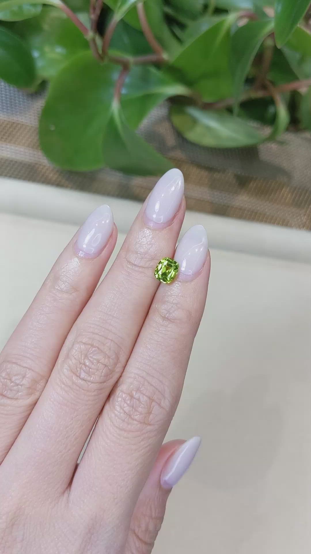 1.20 Ct. Peridot from Pakistan Size Video