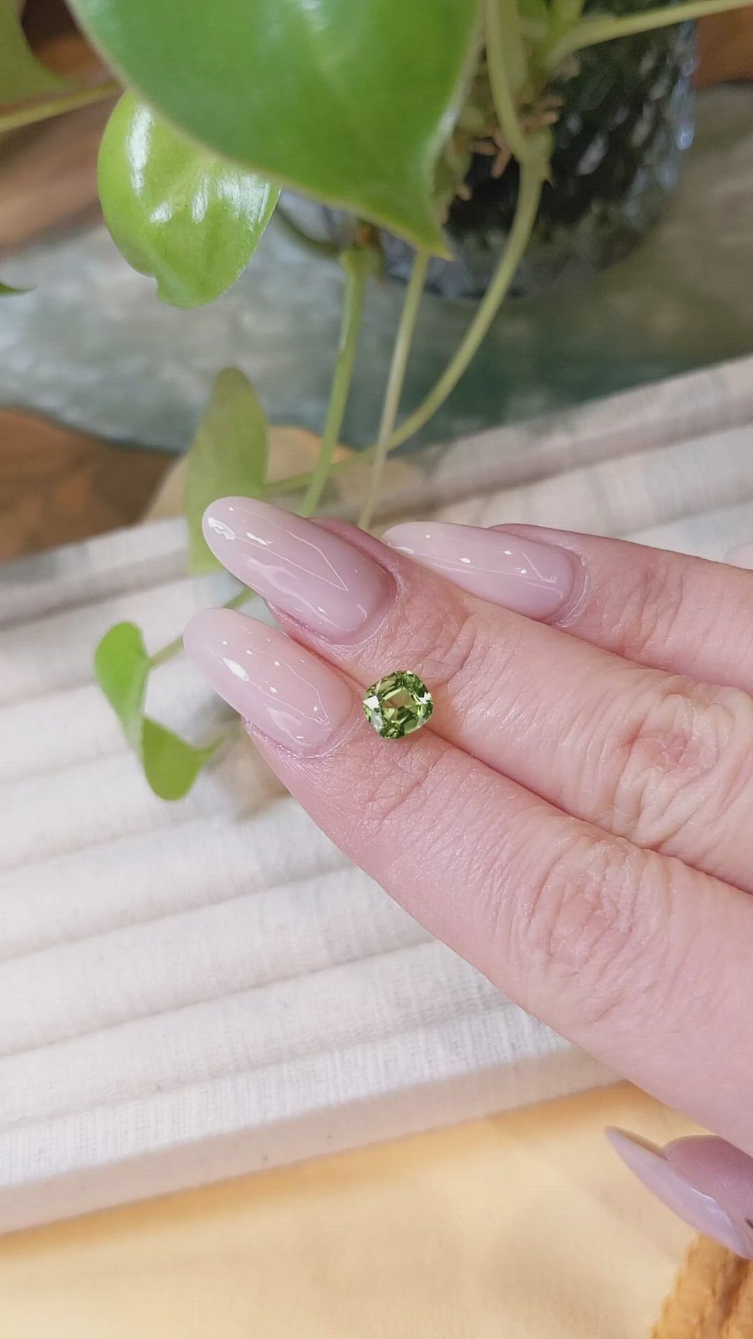 1.35 Ct. Peridot from Pakistan Size Video