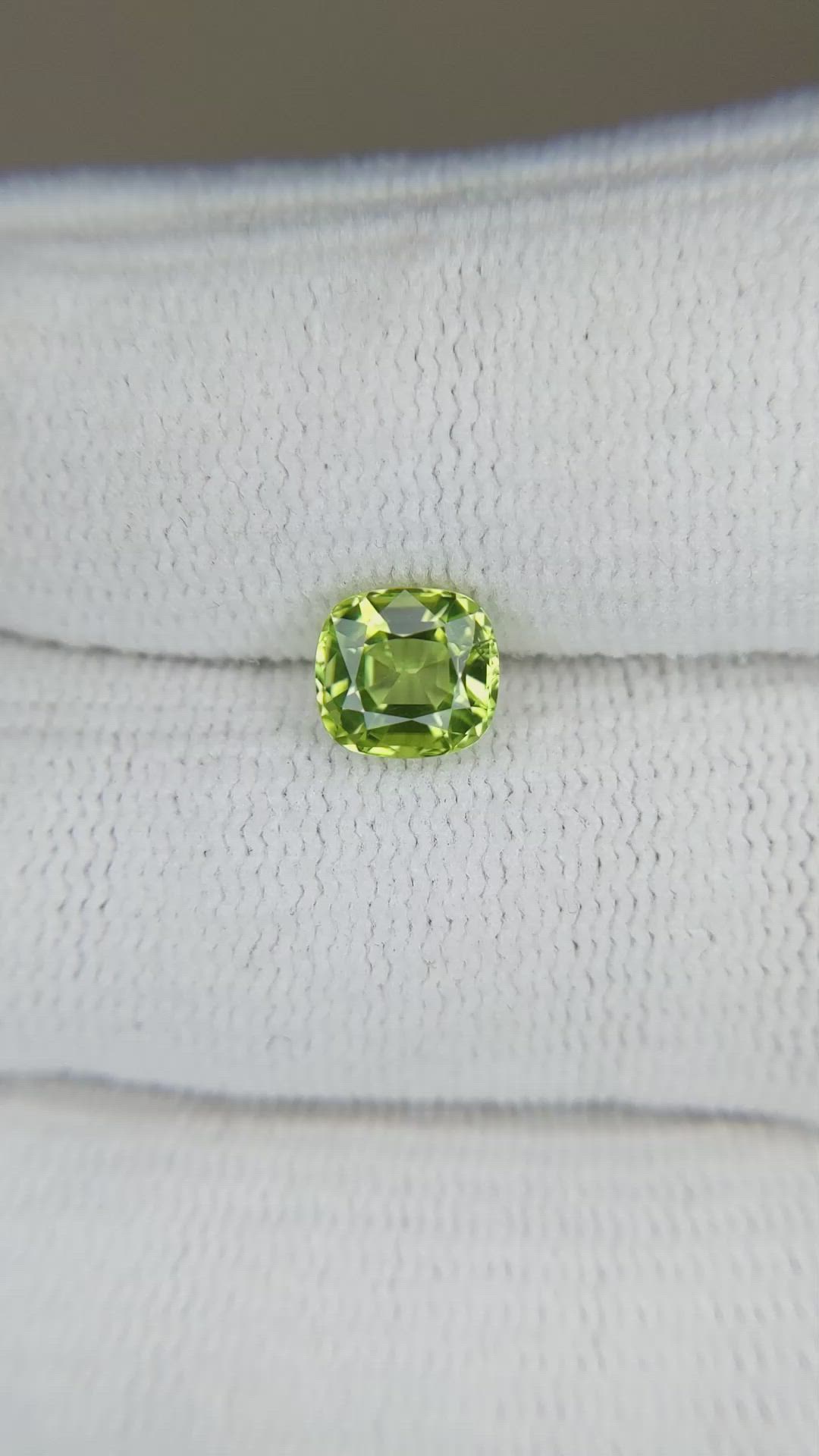 1.35 Ct. Peridot from Pakistan Size Video