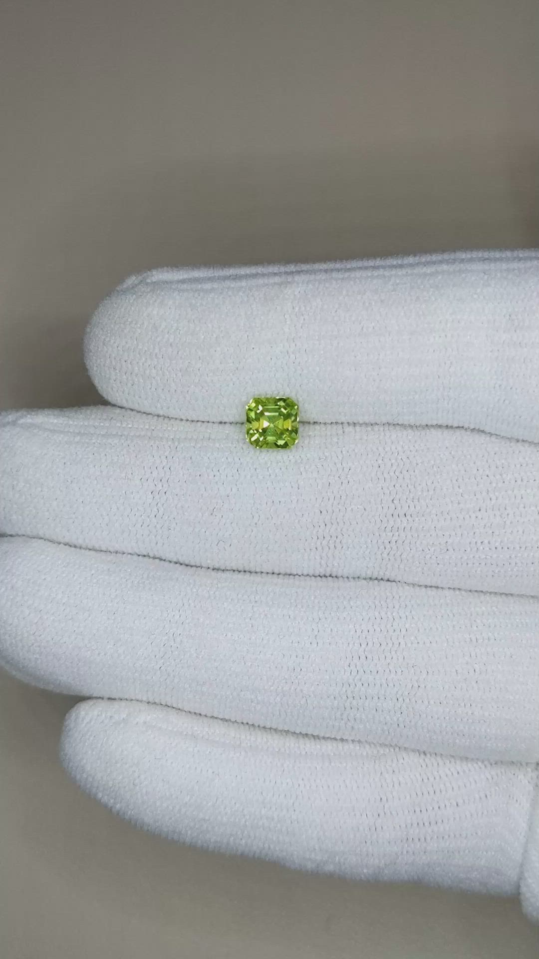 1.27 Ct. Peridot from Pakistan Size Video