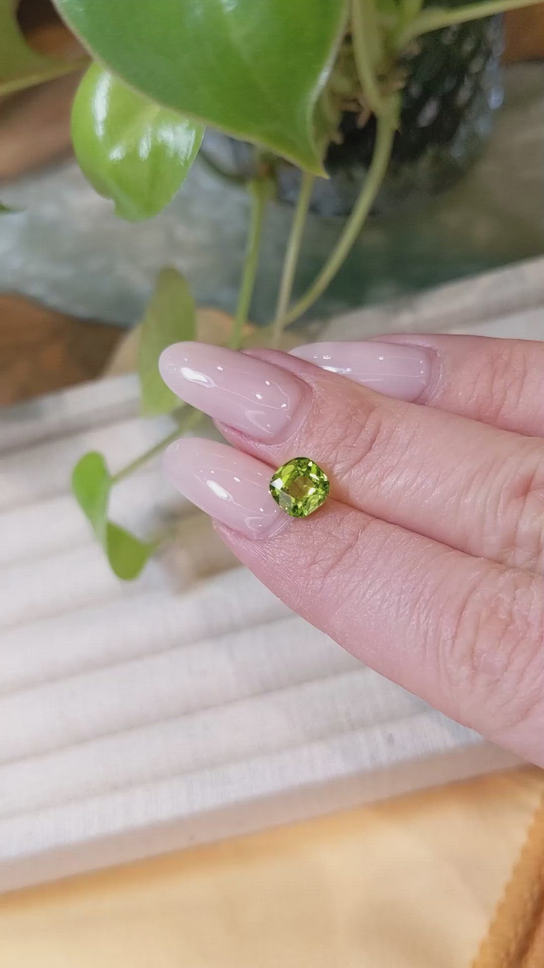 1.70 Ct. Peridot from Pakistan Size Video