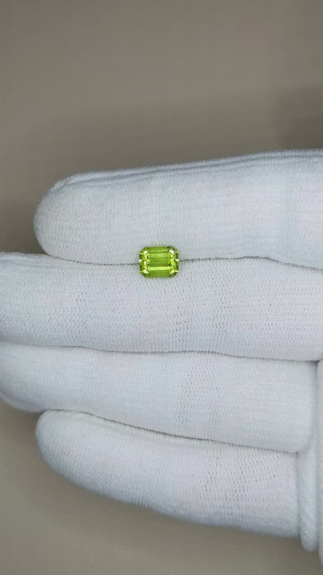 1.63 Ct. Peridot from Pakistan Size Video