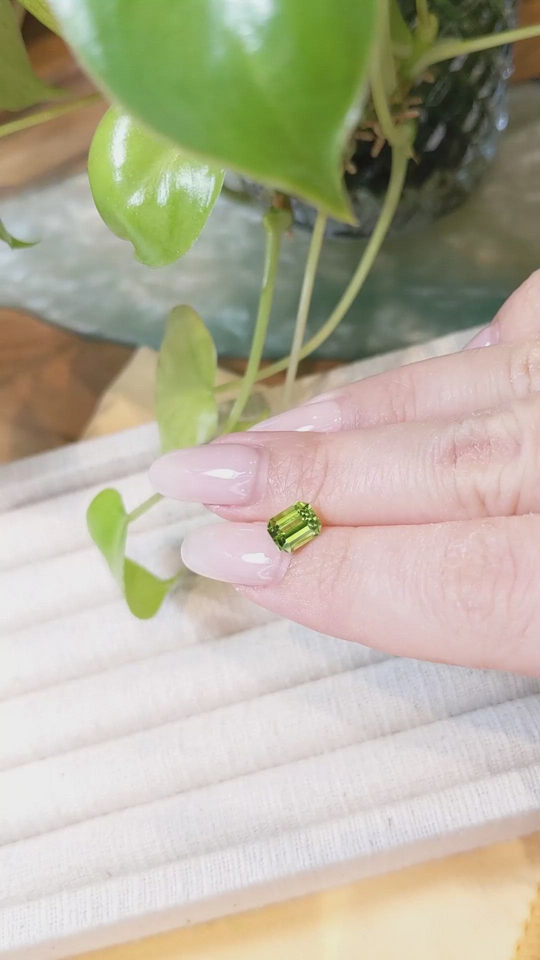 1.63 Ct. Peridot from Pakistan Size Video