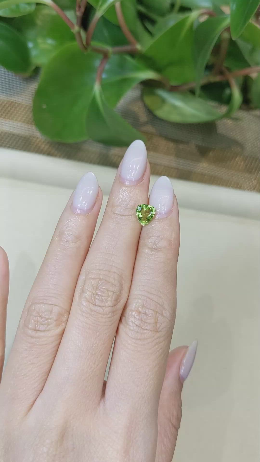 1.48 Ct. Peridot from Pakistan Size Video