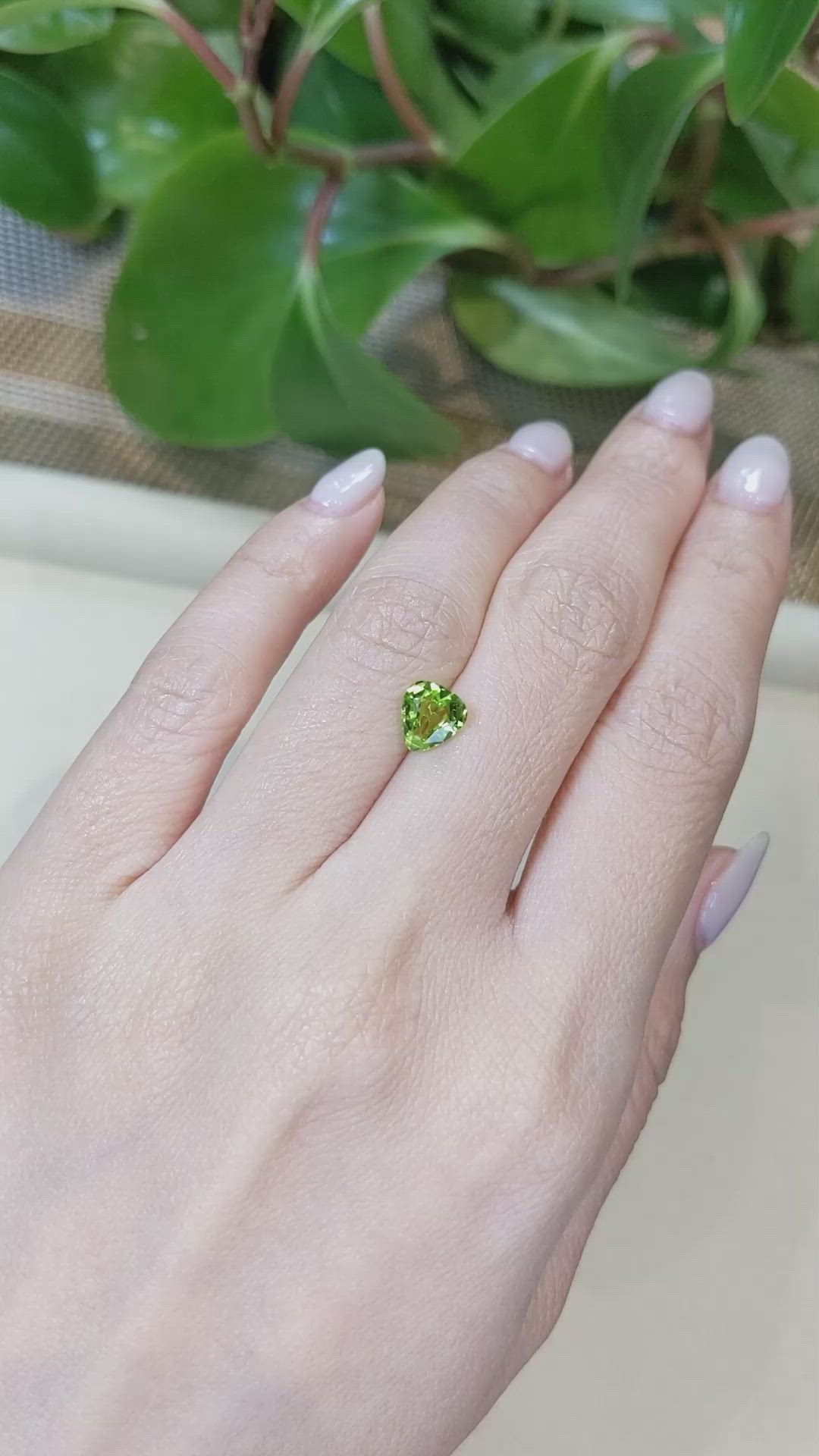 1.48 Ct. Peridot from Pakistan Size Video