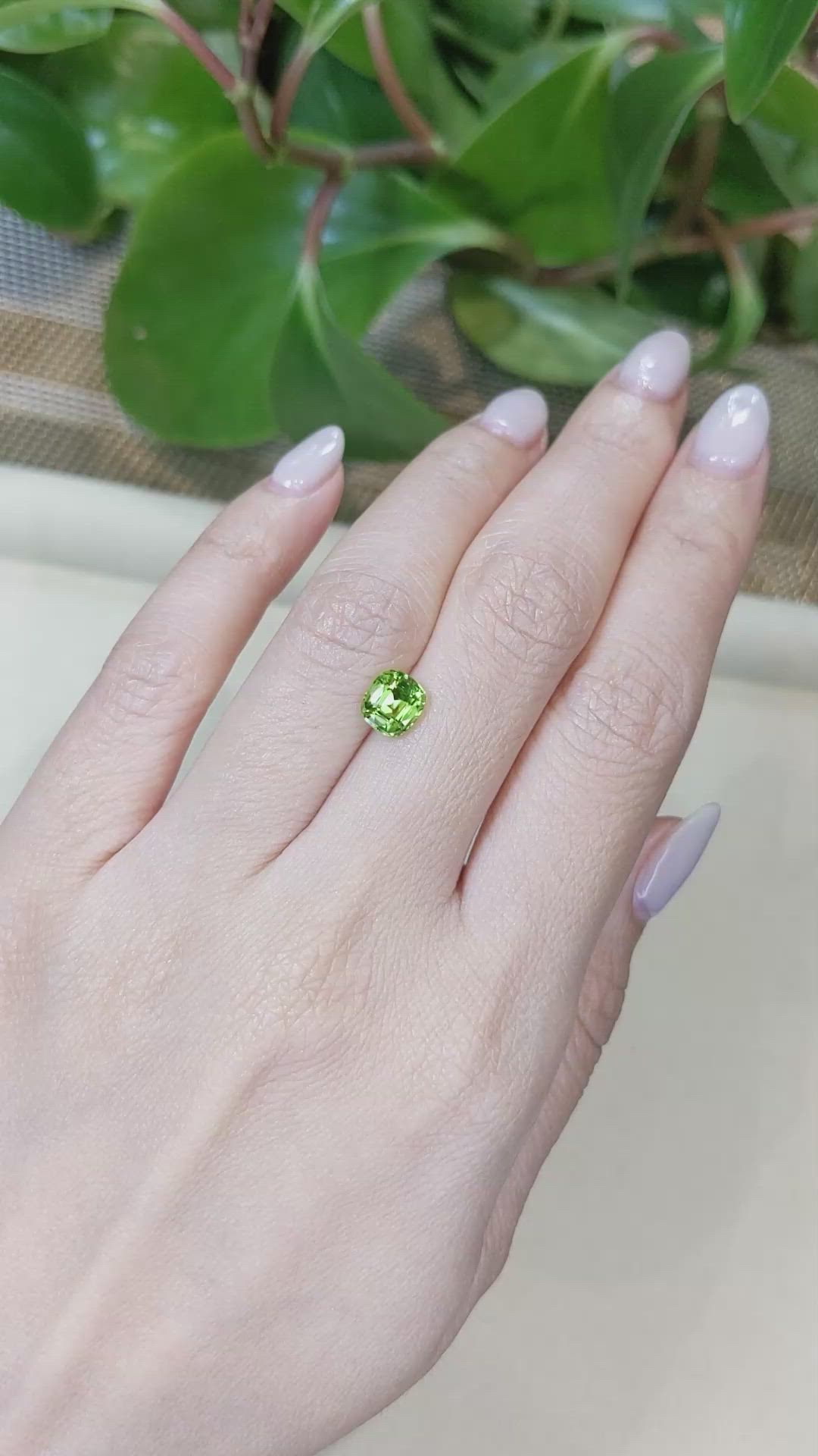 1.40 Ct. Peridot from Pakistan Size Video