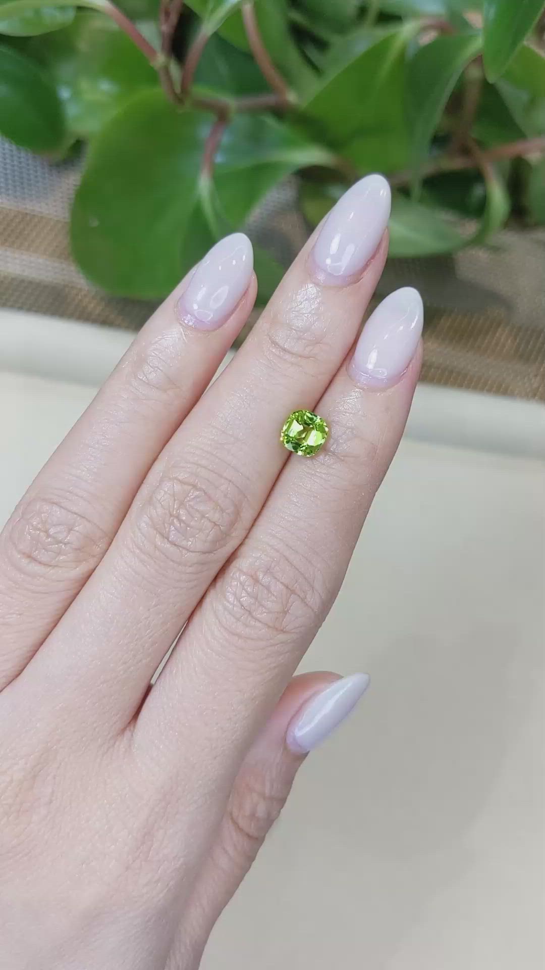 1.45 Ct. Peridot from Pakistan Size Video