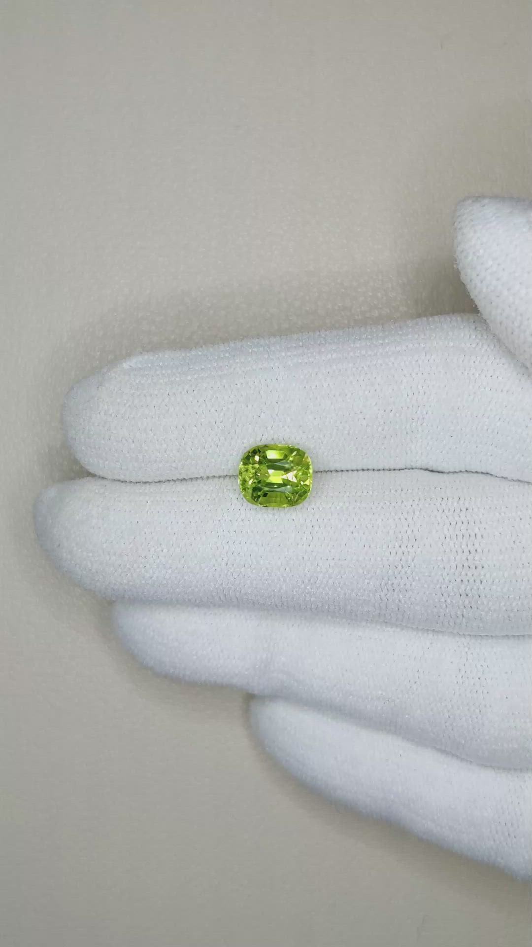 2.00 Ct. Peridot from Pakistan Size Video