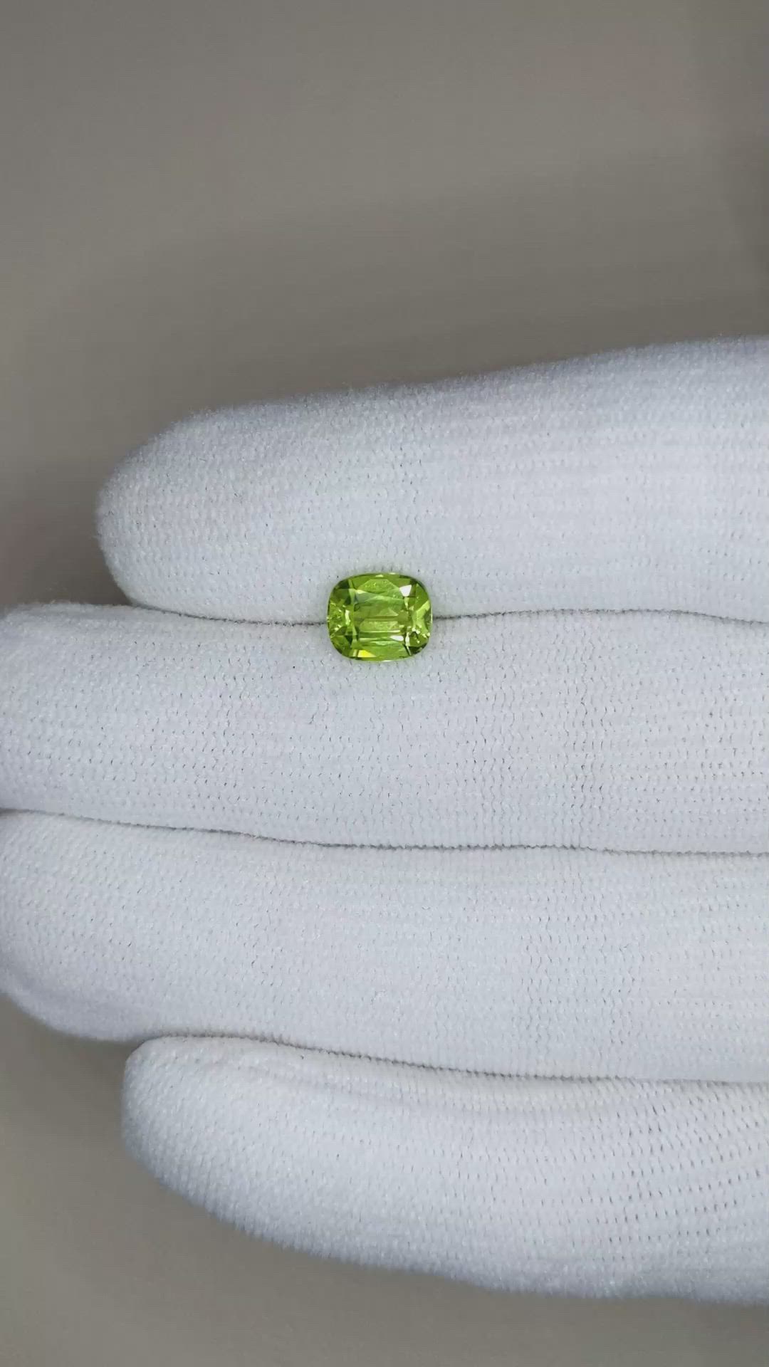1.81 Ct. Green Peridot from Pakistan Size Video