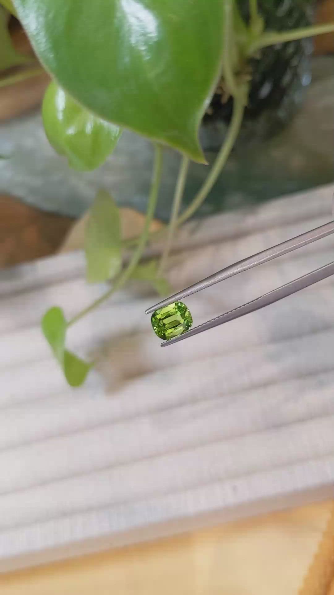 1.81 Ct. Green Peridot from Pakistan Size Video