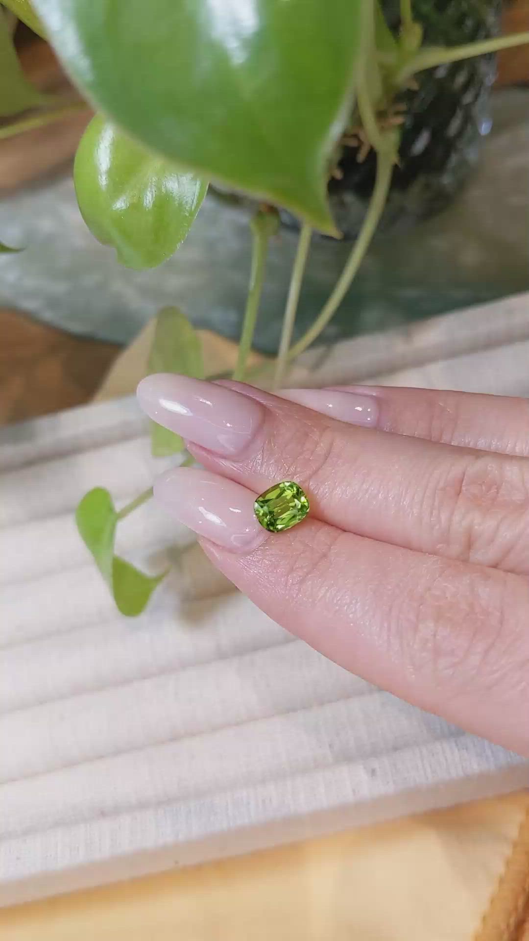 1.60 Ct. Peridot from Pakistan Size Video