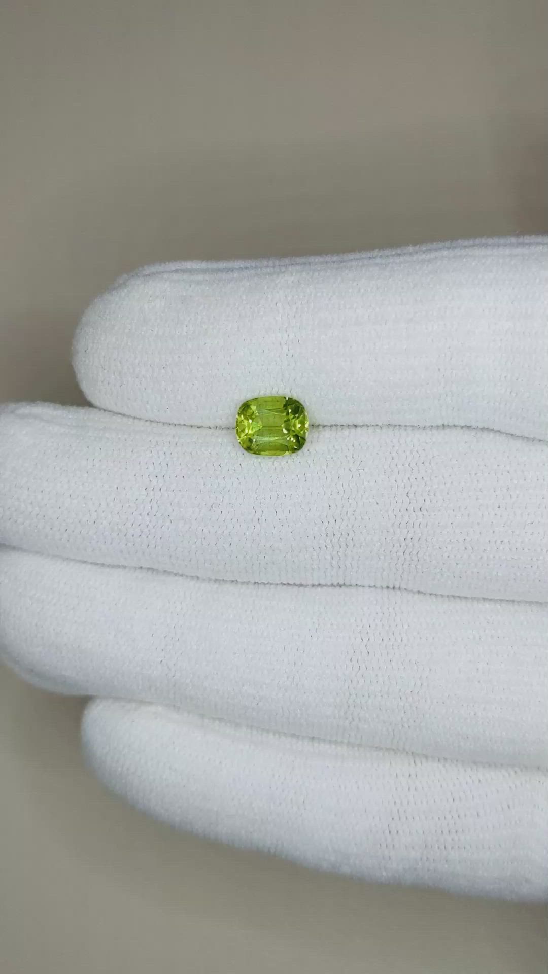 1.60 Ct. Peridot from Pakistan Size Video