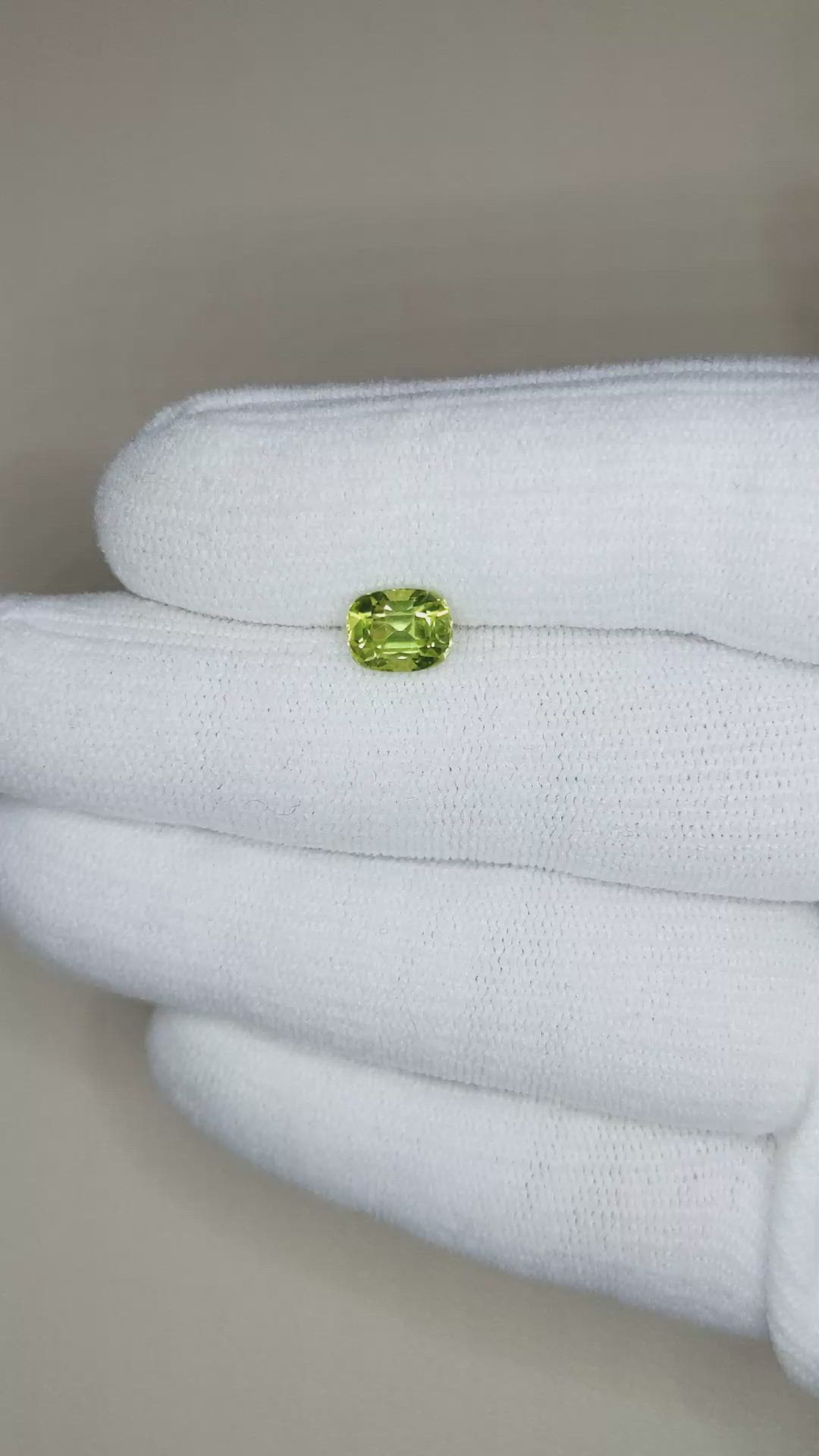 1.71 Ct. Peridot from Pakistan Size Video