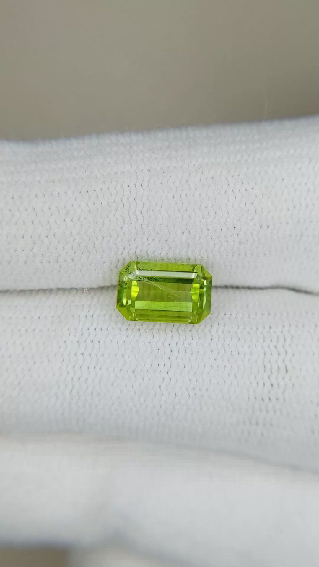 2.04 Ct. Peridot from Pakistan Size Video