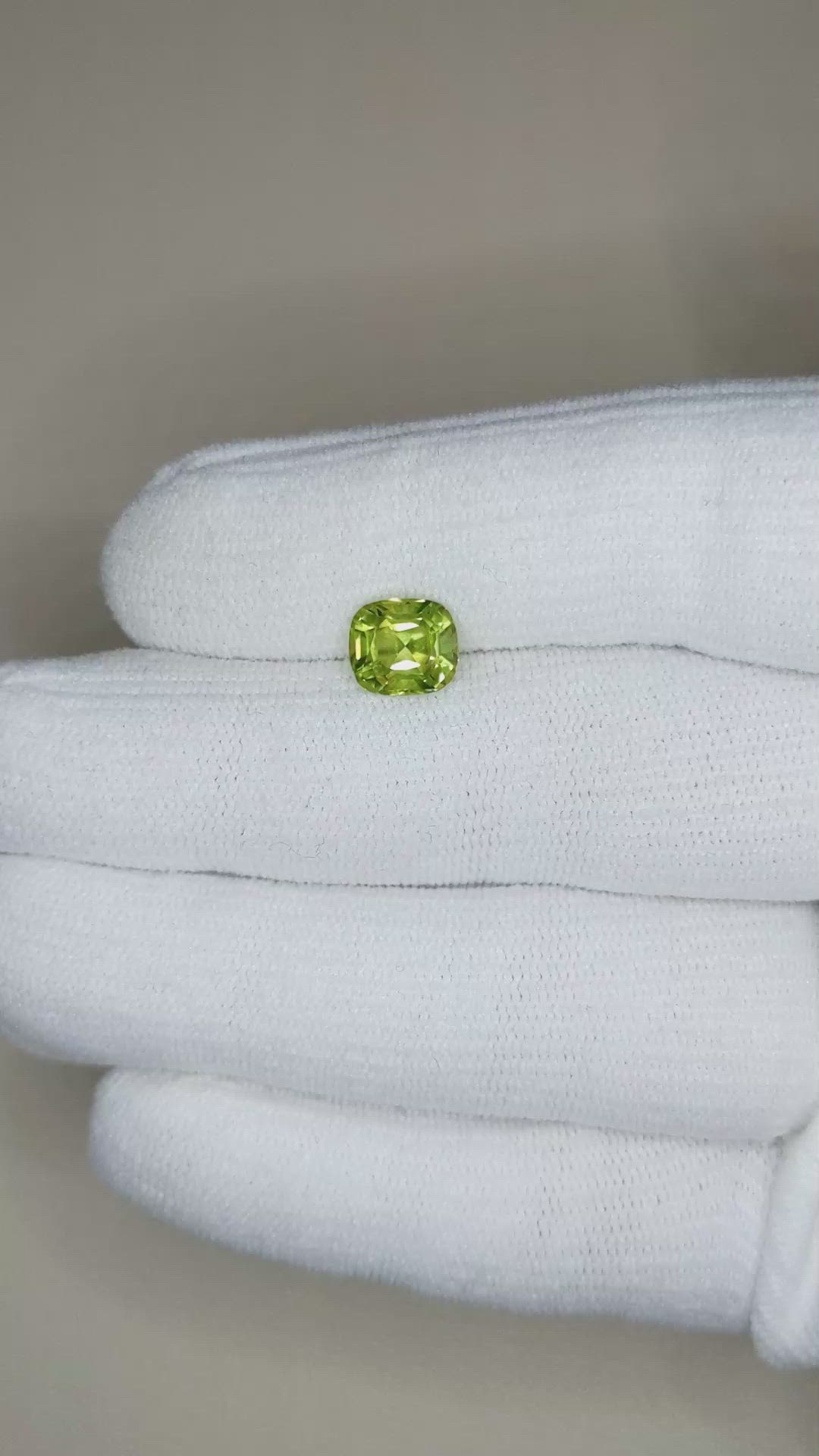 2.10 Ct. Peridot from Pakistan Size Video