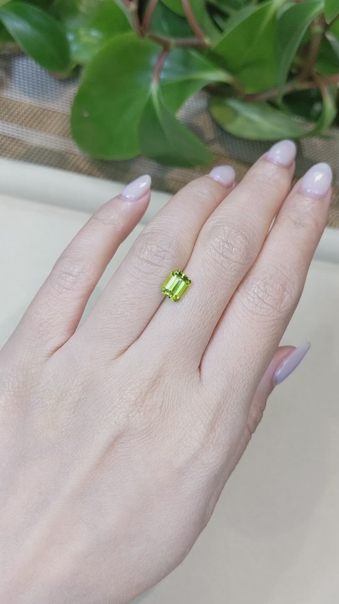 2.01 Ct. Peridot from Pakistan Size Video