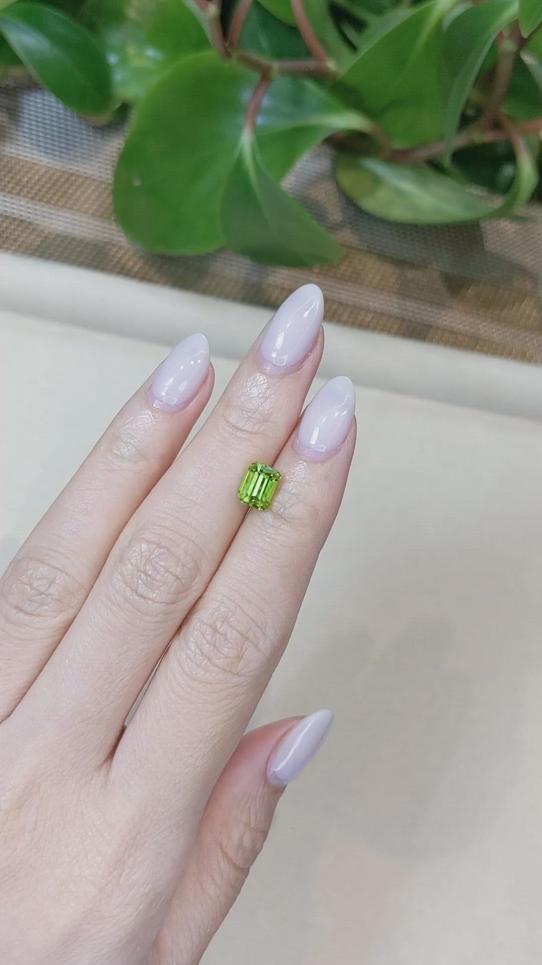 2.01 Ct. Peridot from Pakistan Size Video