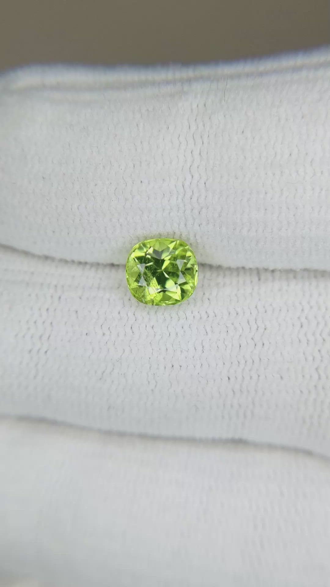 1.39 Ct. Peridot from Pakistan Size Video