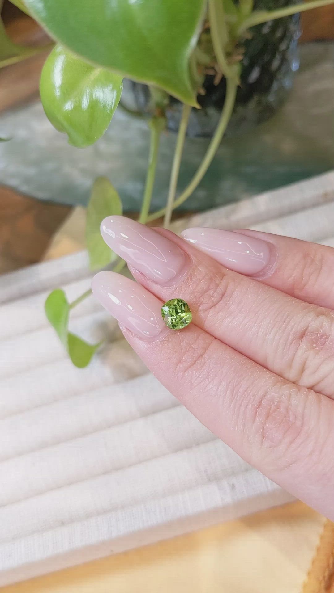 1.39 Ct. Peridot from Pakistan Size Video