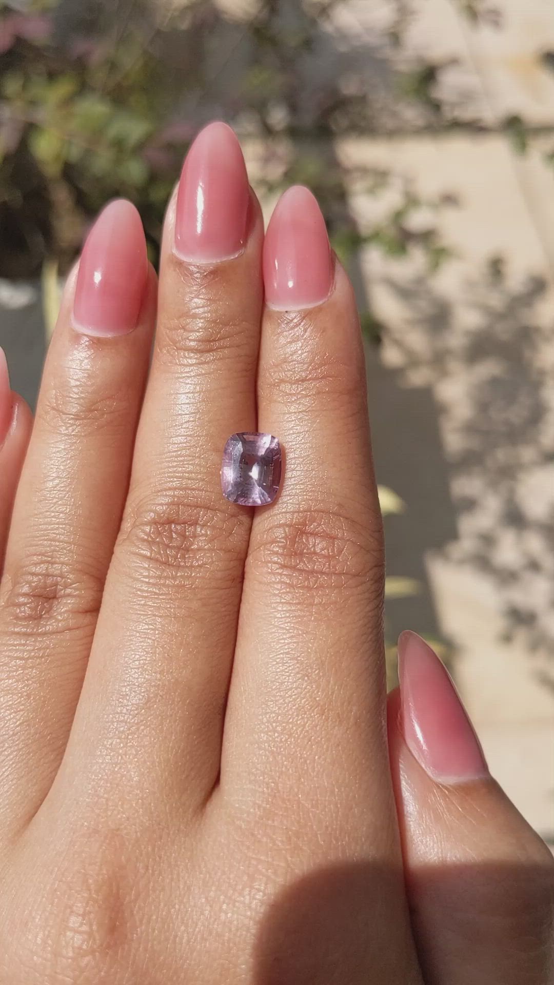 2.51 Ct. Spinel from Ceylon (Sri Lanka) Size Video