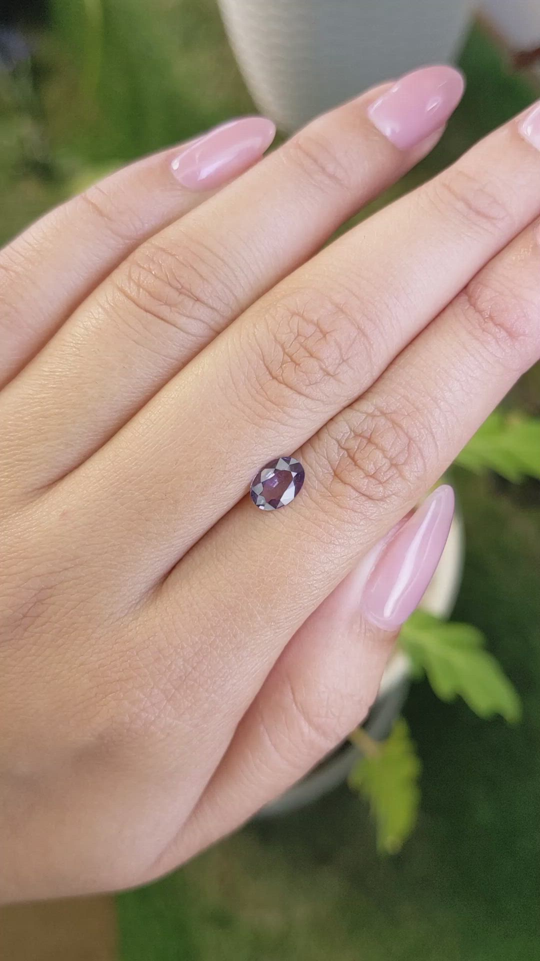 0.73 Ct. Spinel from Ceylon (Sri Lanka) Size Video