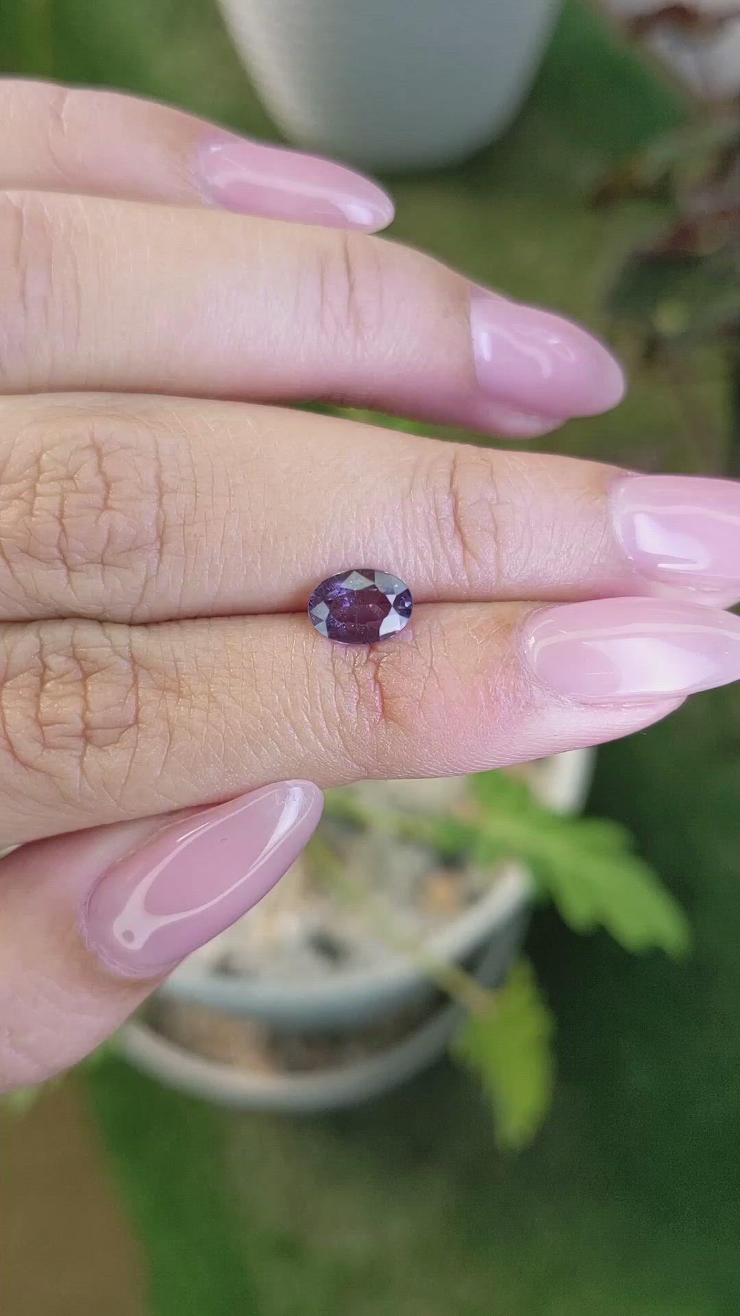 0.73 Ct. Spinel from Ceylon (Sri Lanka) Size Video