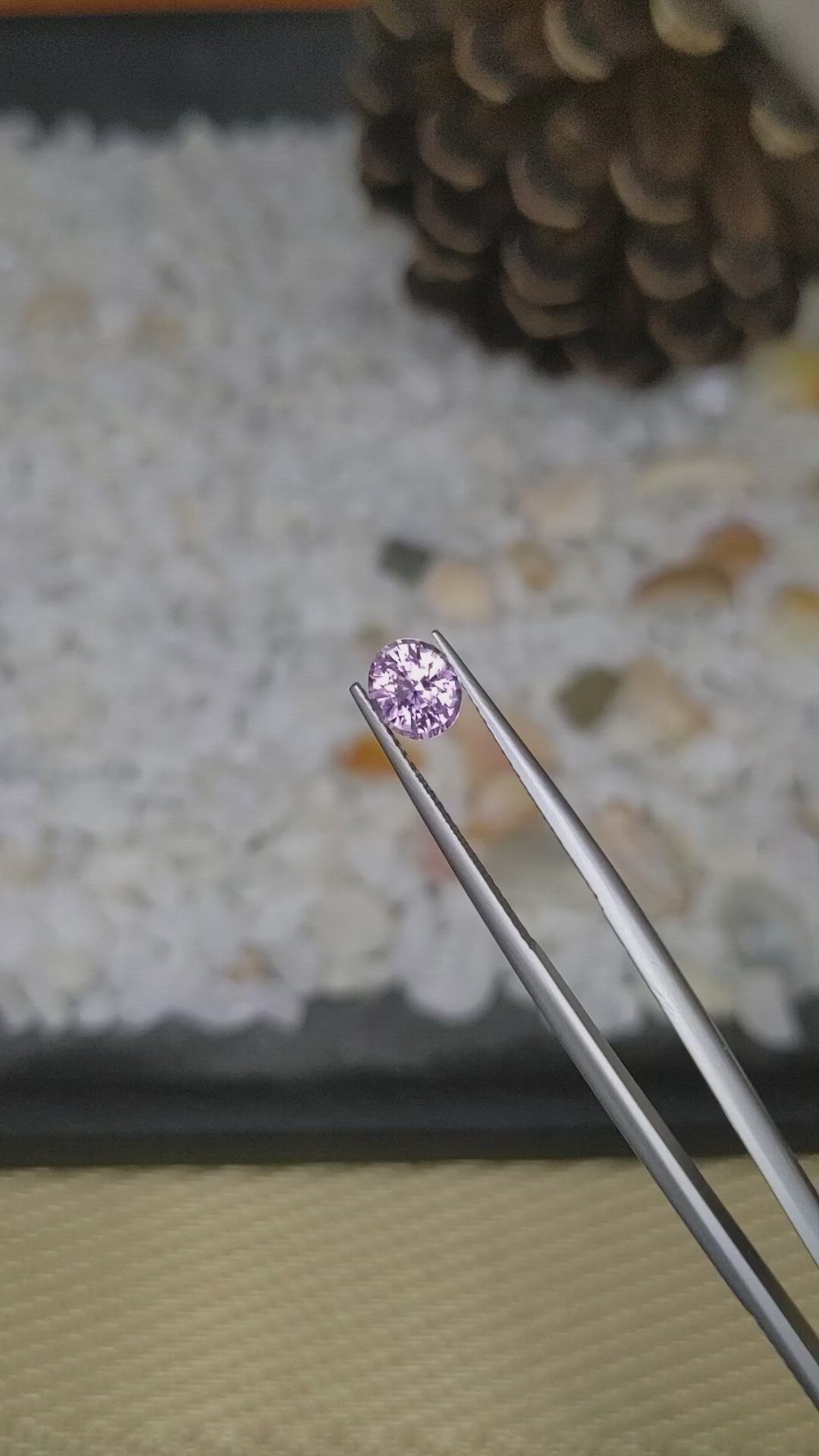 0.99 Ct. Spinel from Ceylon (Sri Lanka) Size Video