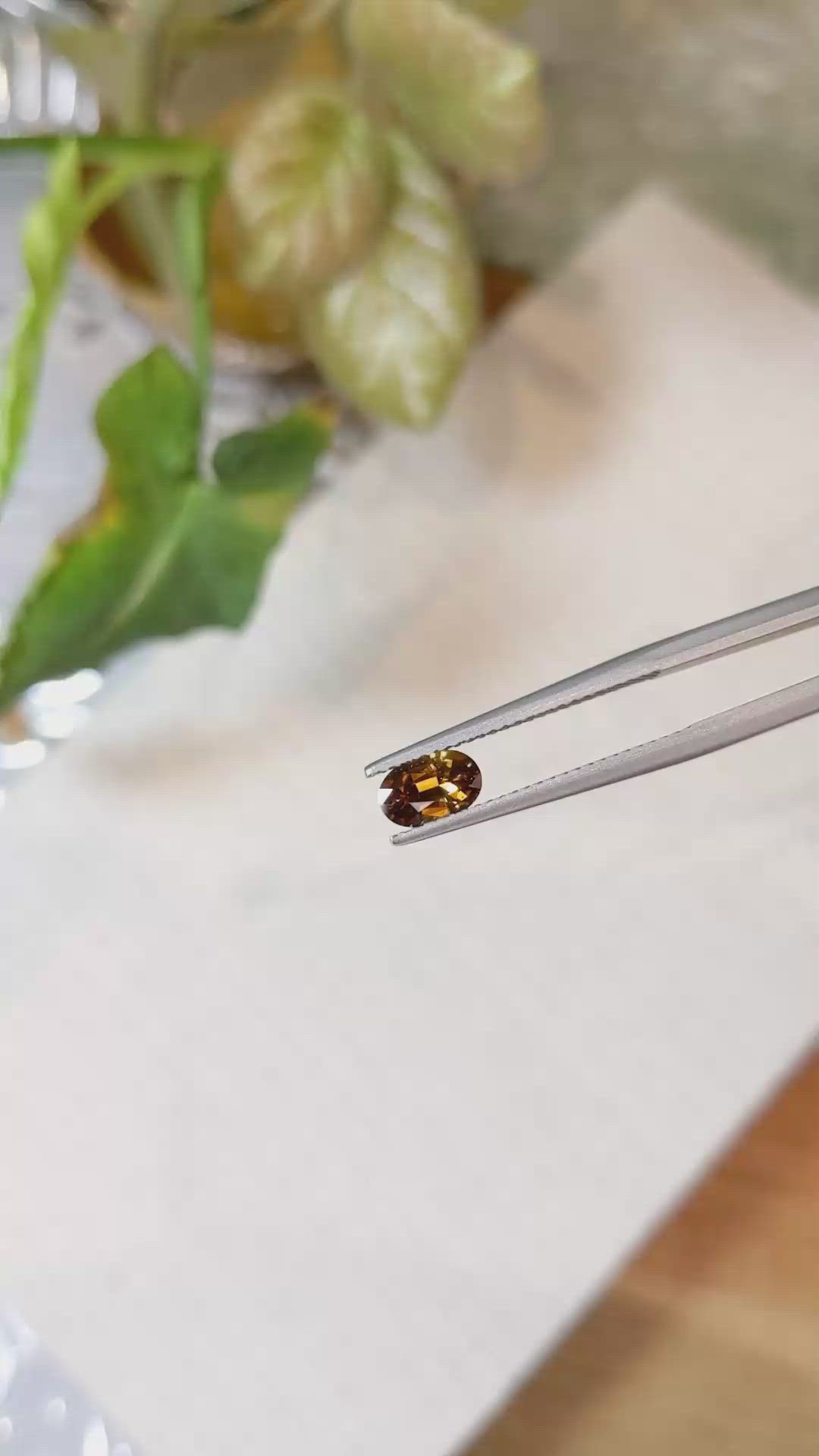 0.80 Ct. Zircon from Tanzania Size Video