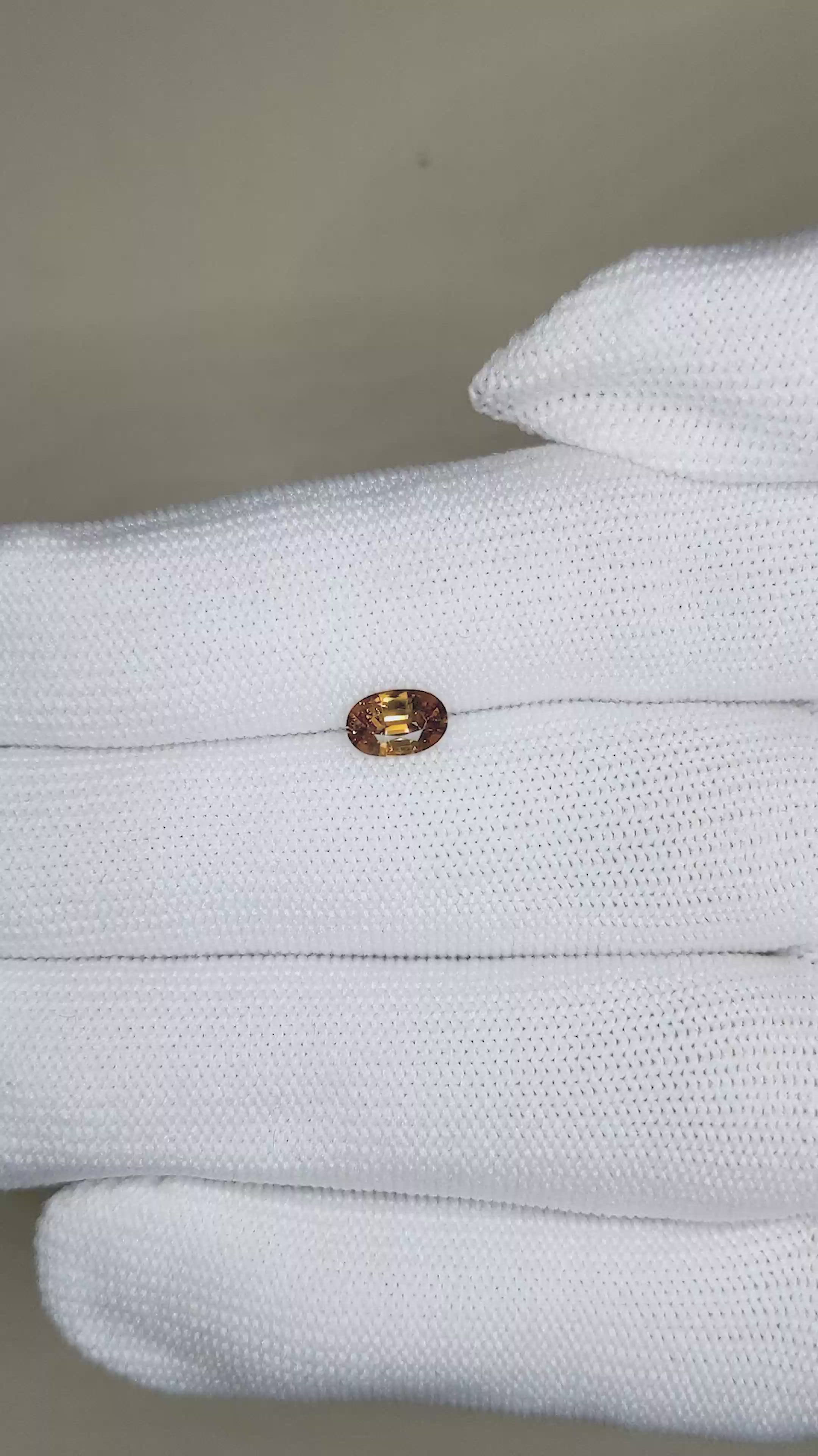 0.80 Ct. Zircon from Tanzania Size Video