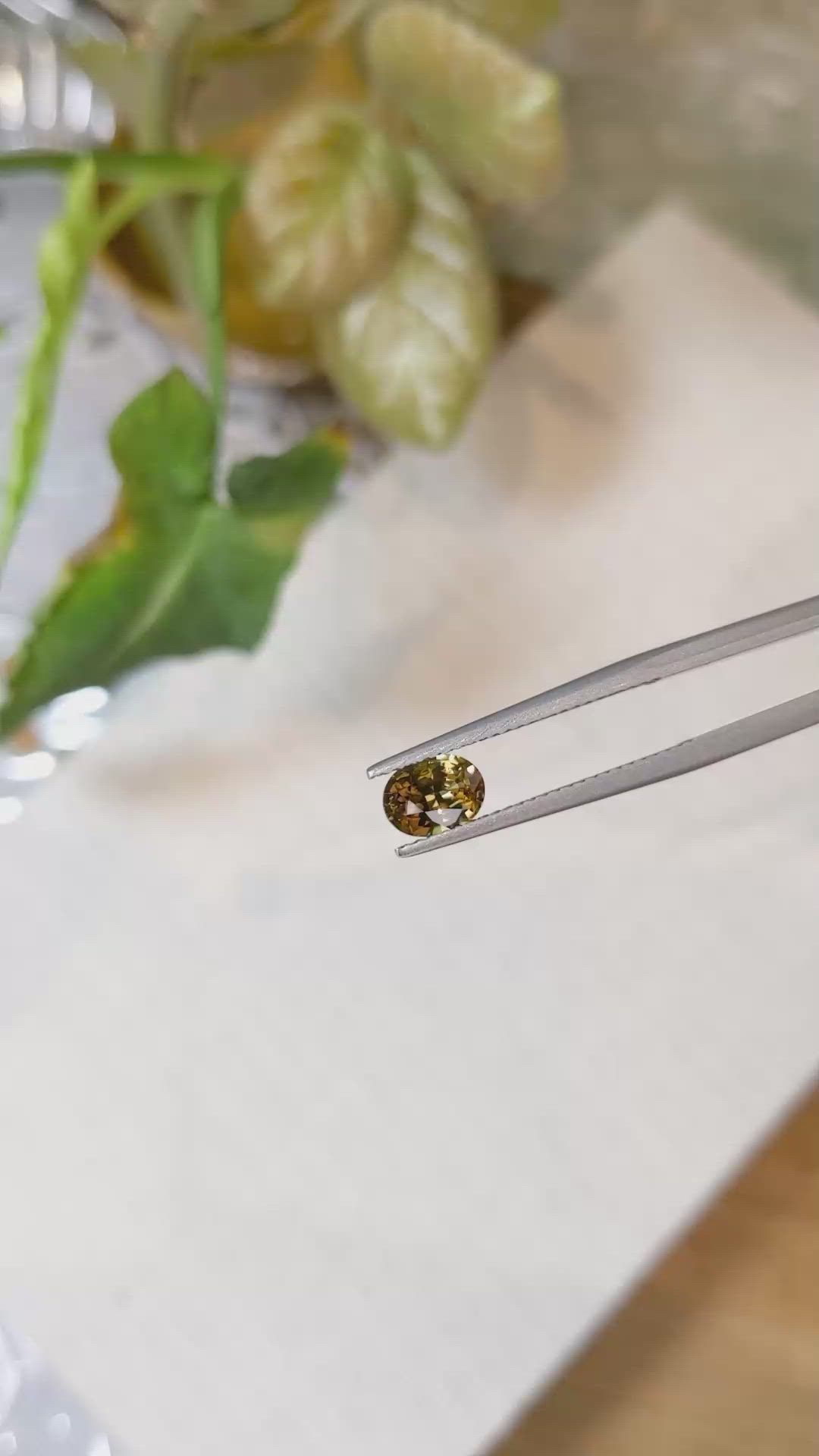 1.00 Ct. Zircon from Tanzania Size Video