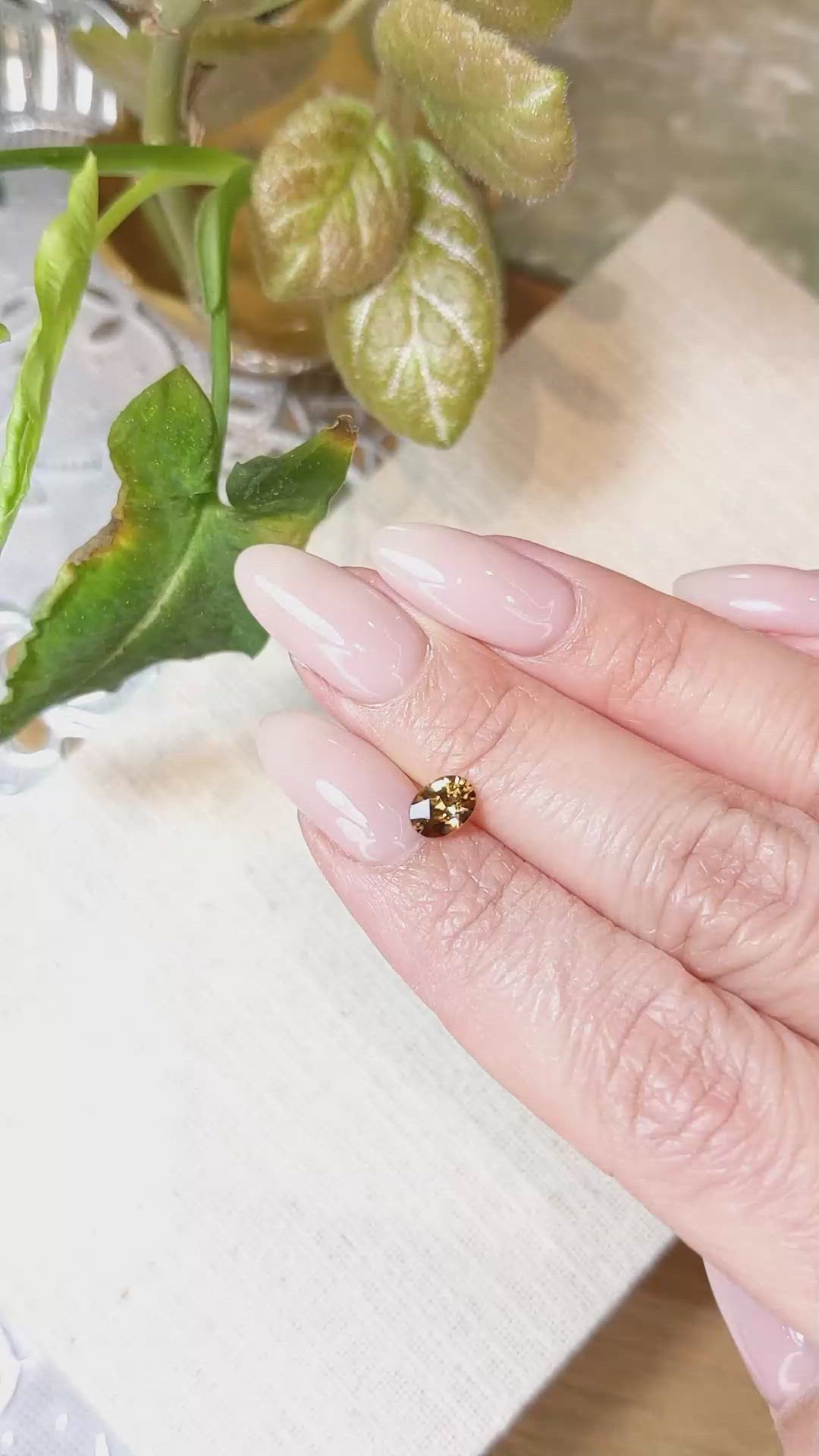 0.93 Ct. Zircon from Tanzania Size Video