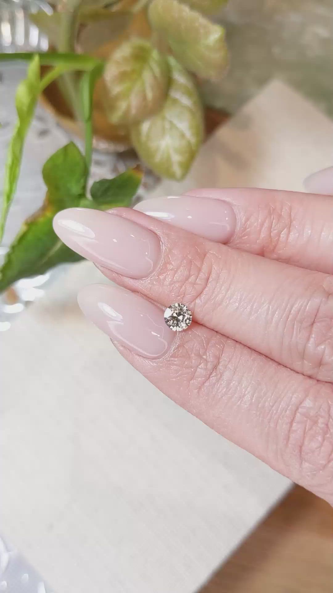 0.59 Ct. Zircon from Tanzania Size Video