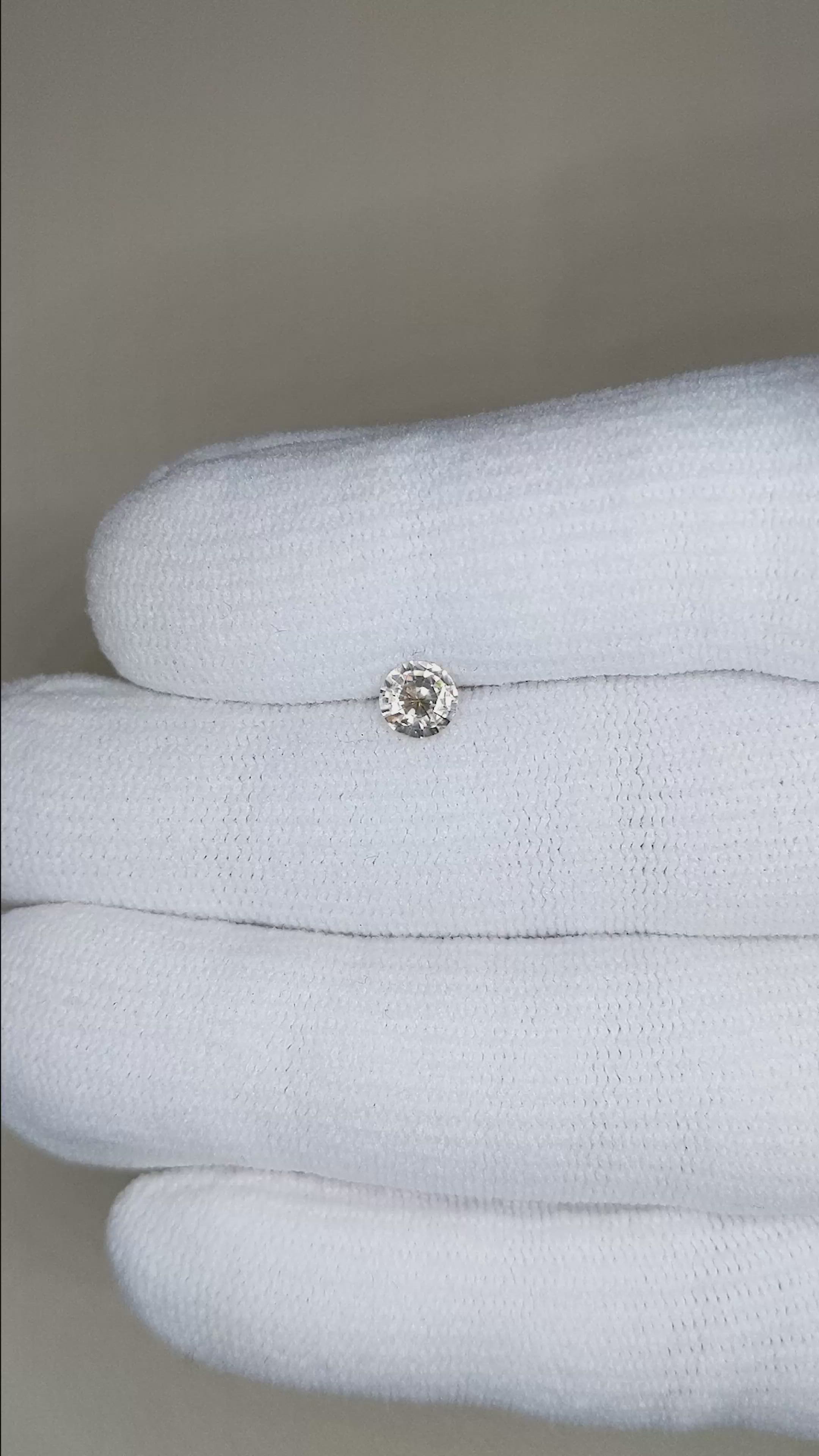 0.59 Ct. Zircon from Tanzania Size Video