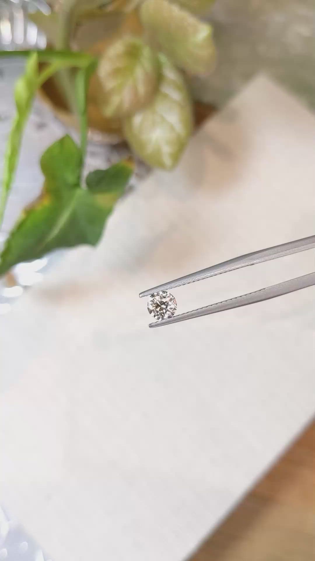 0.59 Ct. Zircon from Tanzania Size Video