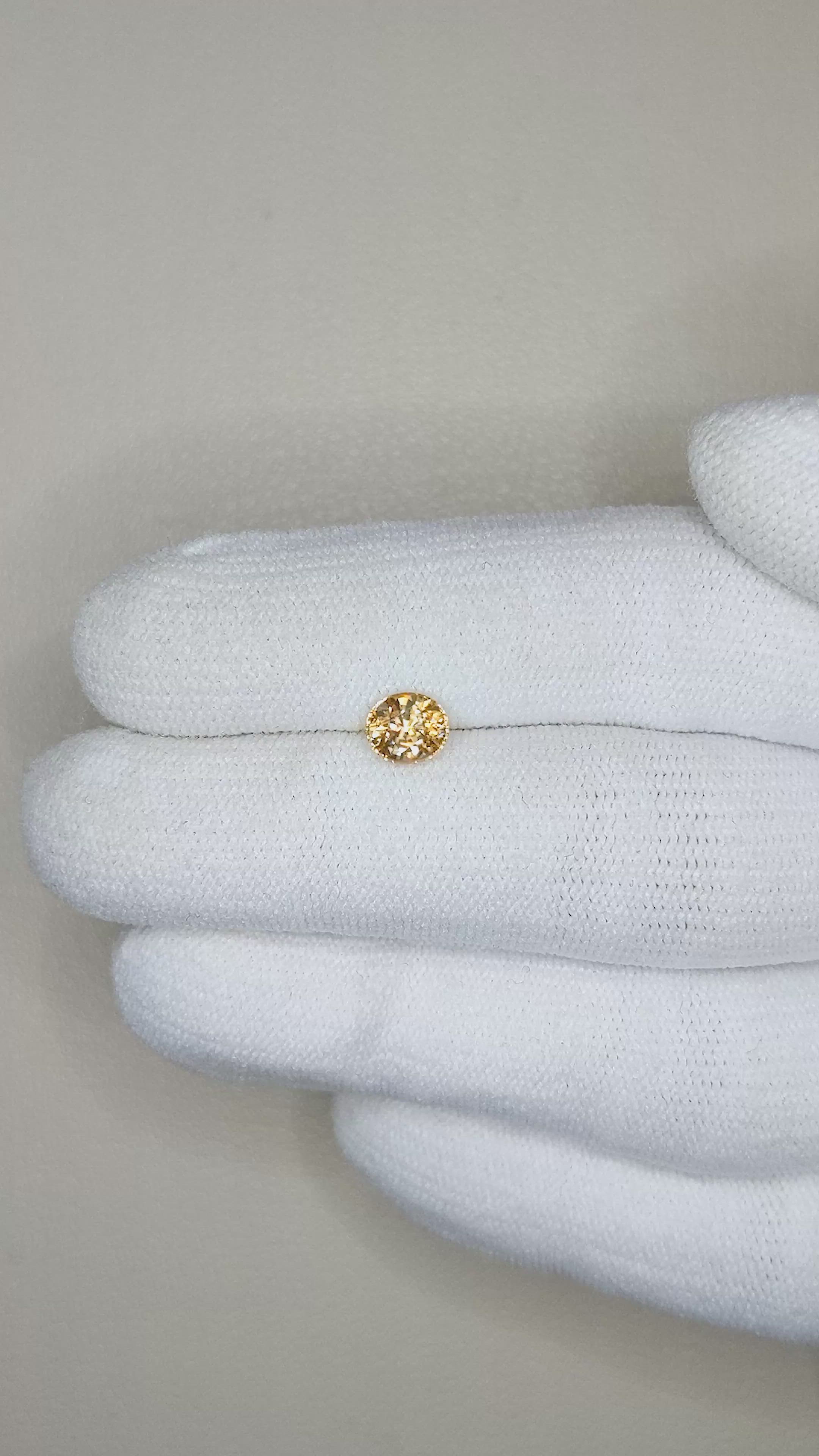 1.00 Ct. Zircon from Tanzania Size Video