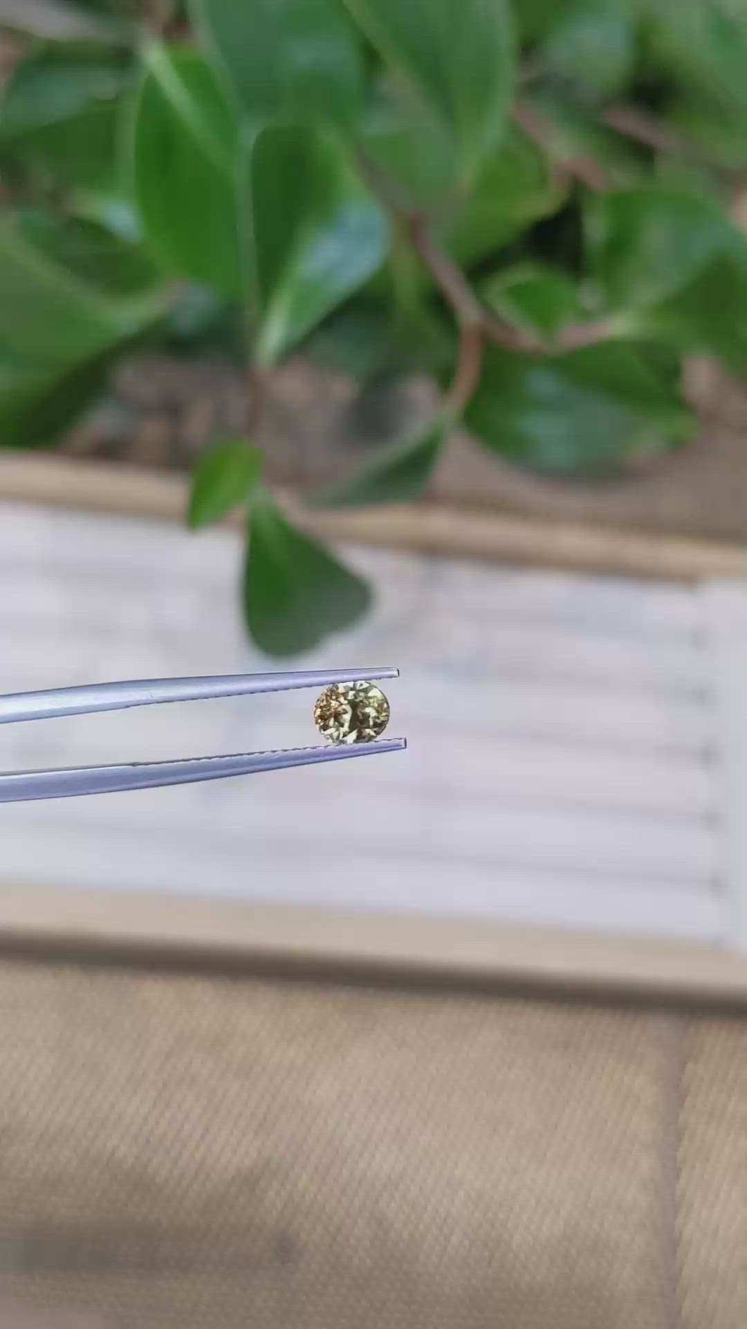 1.00 Ct. Zircon from Tanzania Size Video