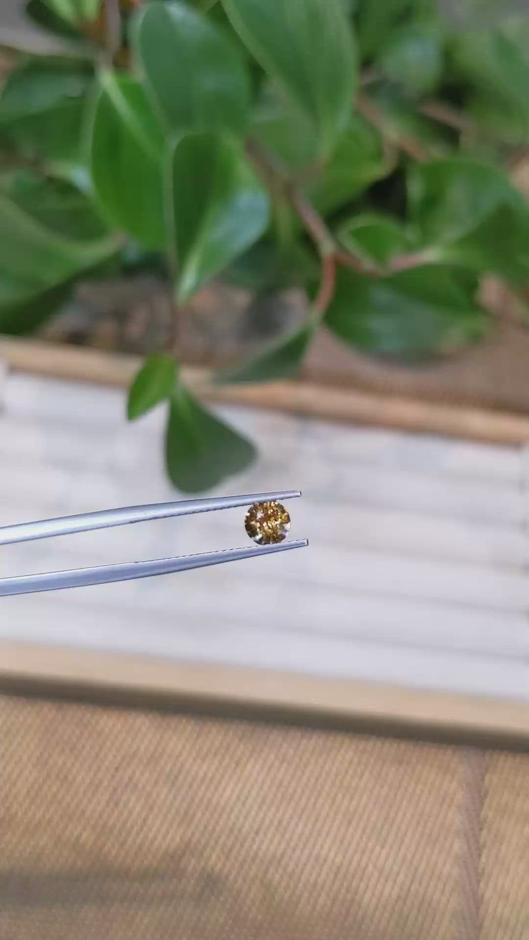 0.70 Ct. Zircon from Tanzania Size Video