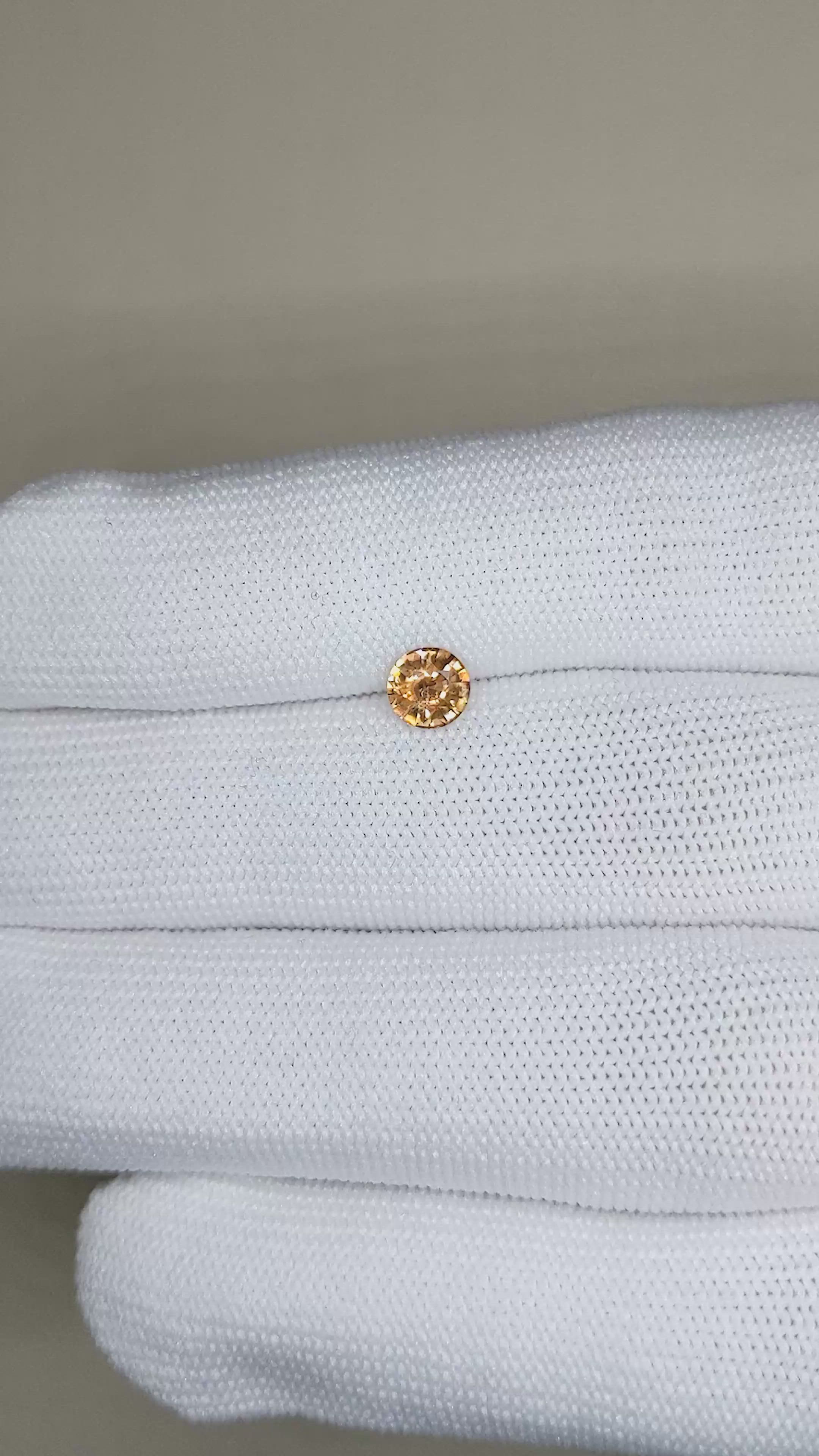 0.70 Ct. Zircon from Tanzania Size Video