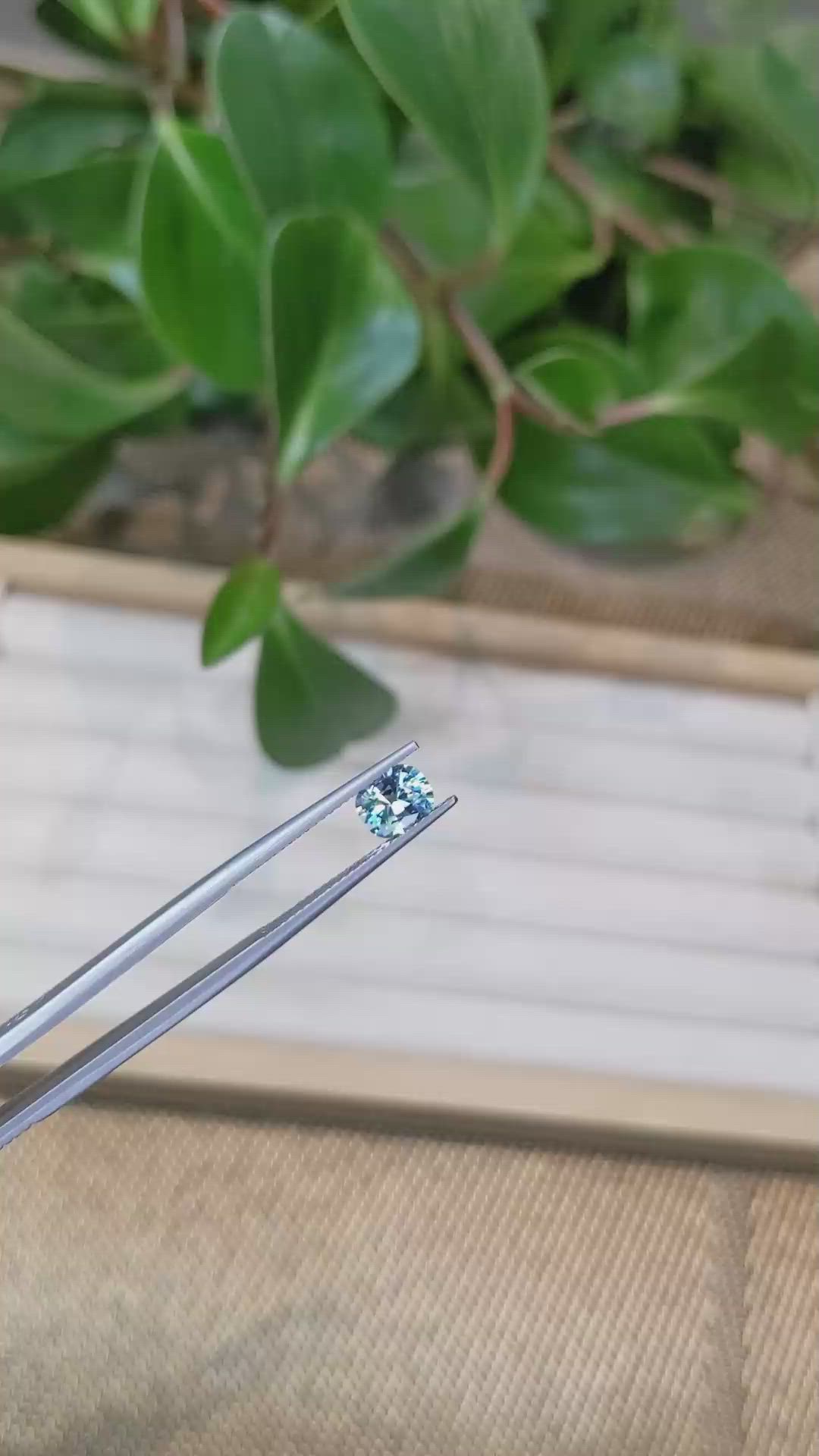 1.23 Ct. Zircon from Cambodia Size Video