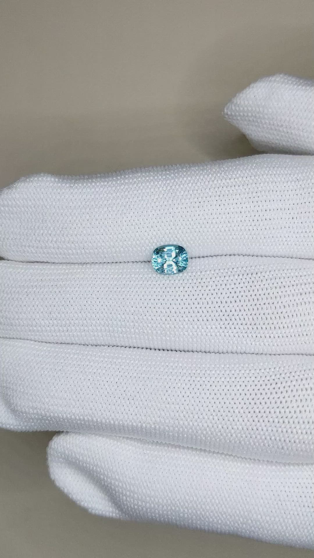 1.24 Ct. Zircon from Cambodia Size Video