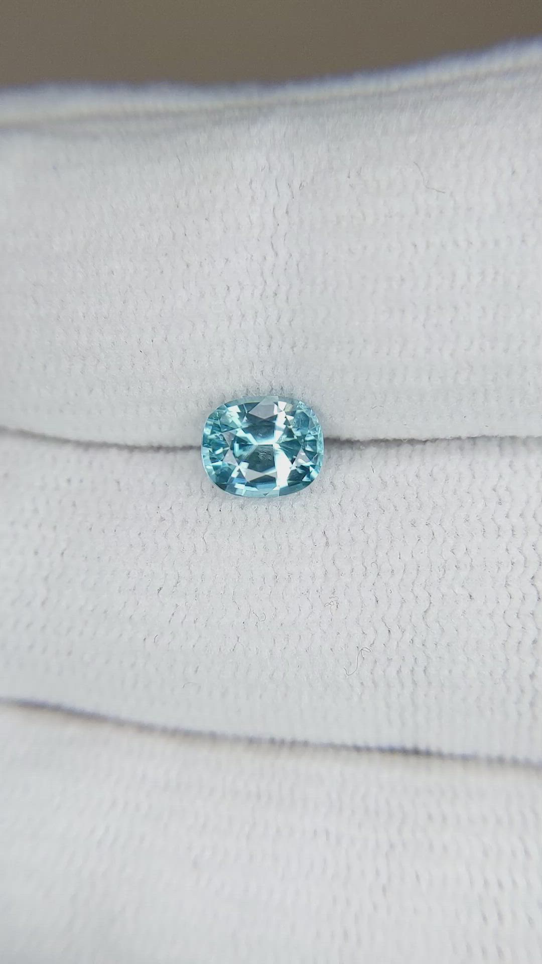 1.24 Ct. Zircon from Cambodia Size Video