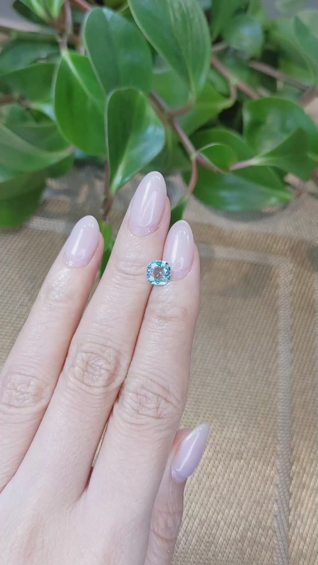 1.25 Ct. Zircon from Cambodia Size Video