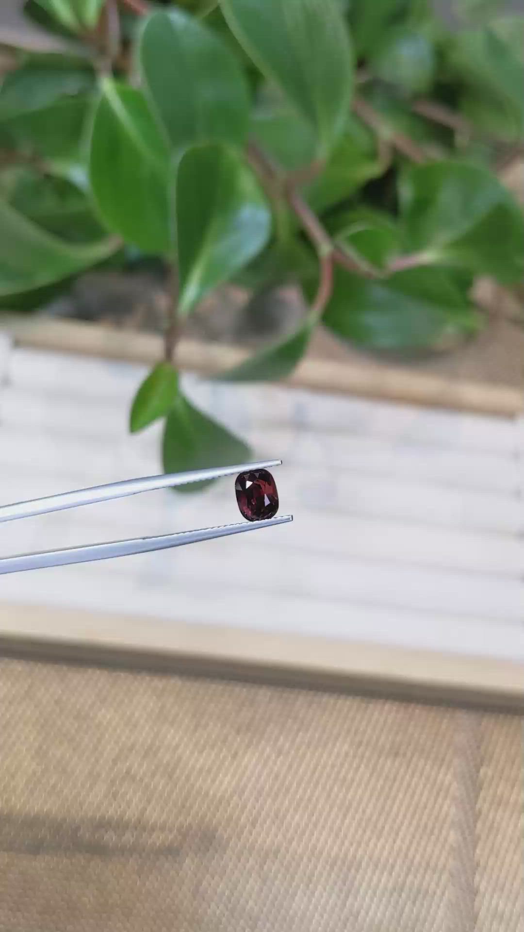 1.30 Ct. Spinel from Burma (Myanmar) Size Video