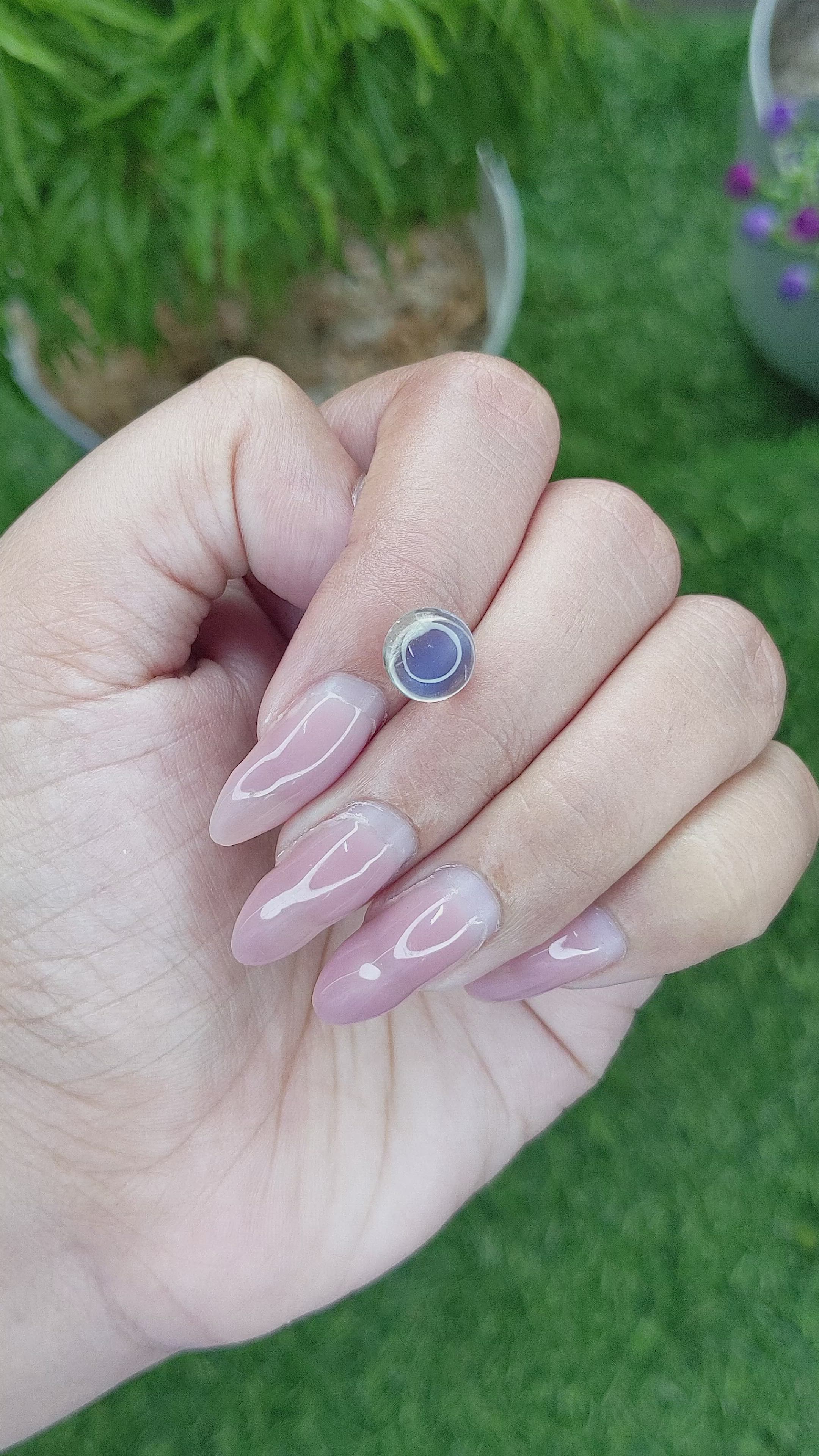 2.32 Ct. Cabochon Moonstone from Madagascar Size Video