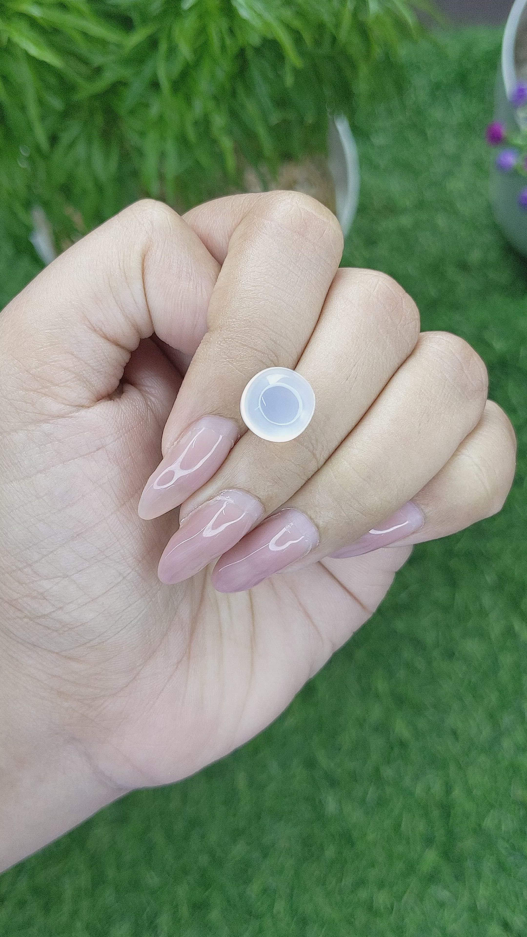 5.96 Ct. Cabochon Moonstone from Madagascar Size Video